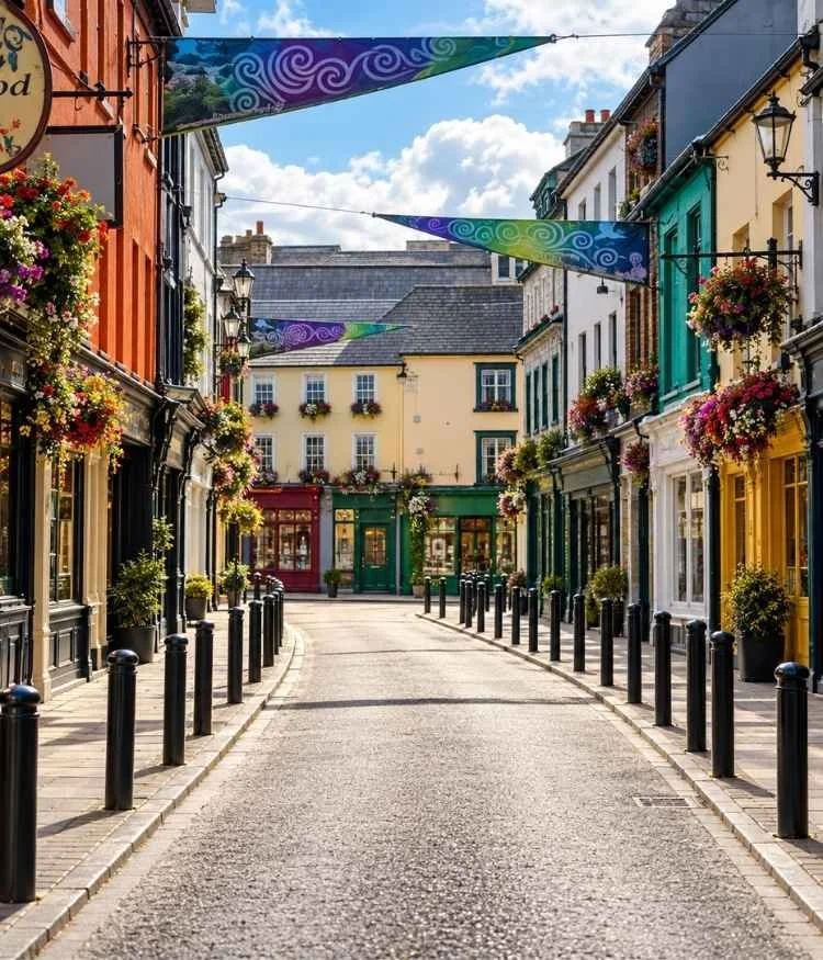 Killarney street, one of the many areas service with private gold transport