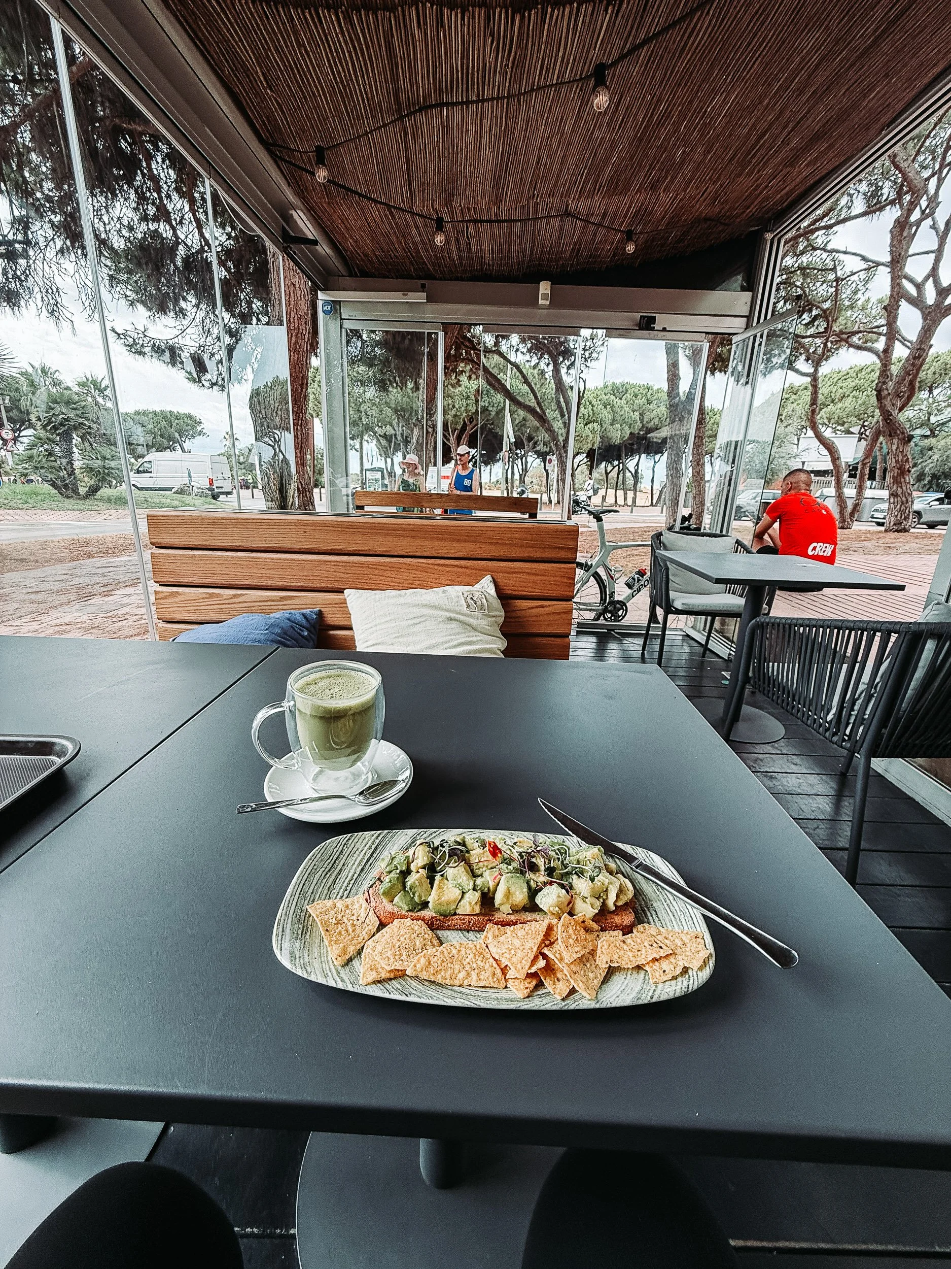 4 FoodDrink Barcelona Outdoor café meal + matcha 2025.jpg