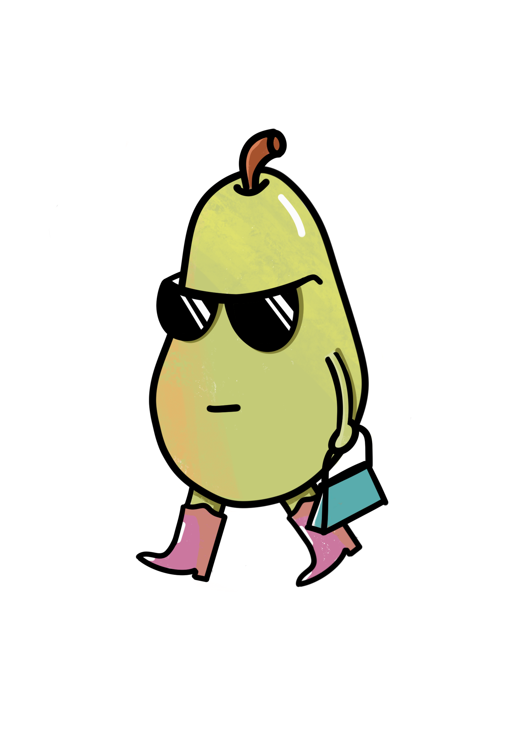 Pear Sticker