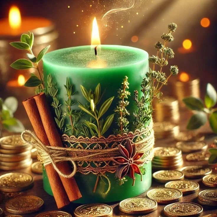 Abundance Candle Spell