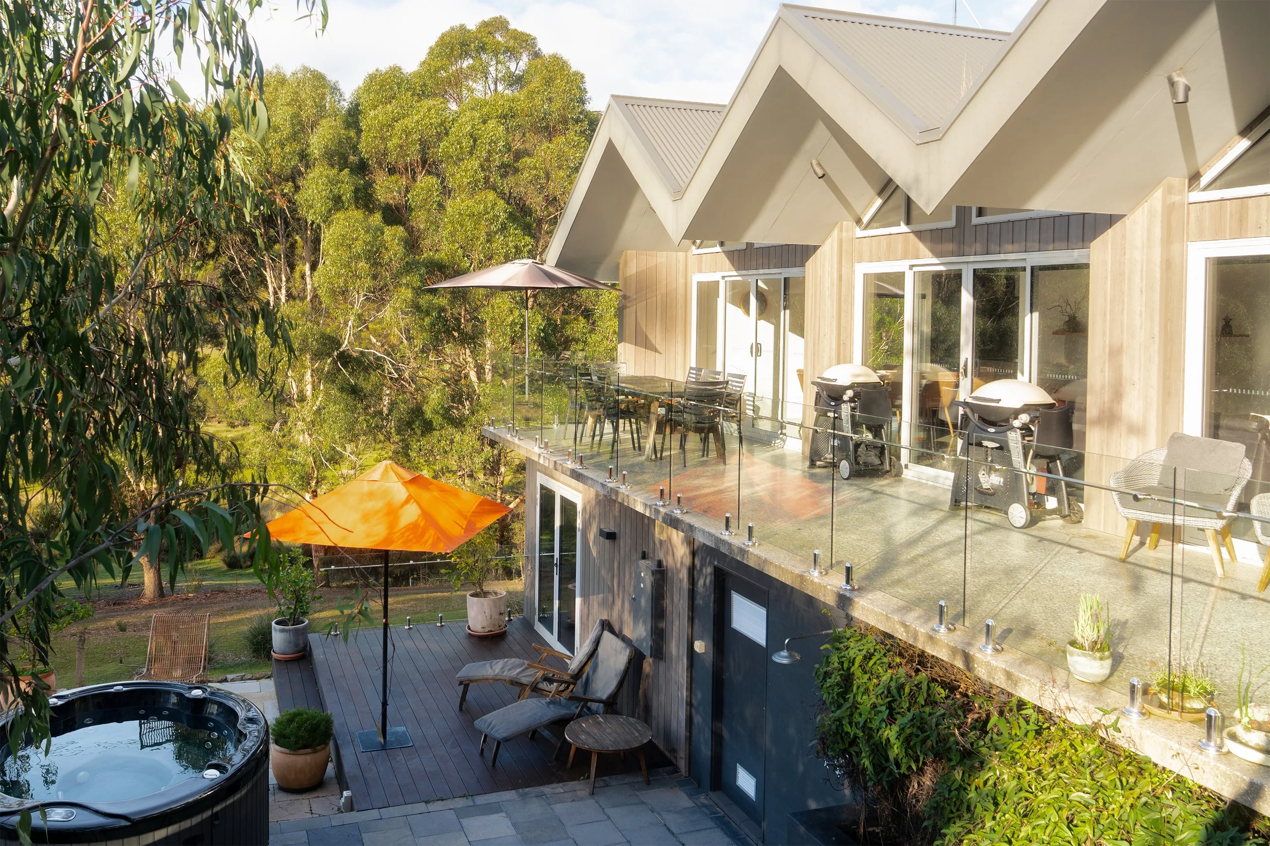 Bruny Island Haven ~ The Lair - 
Adults only · Sleeps 6 · 3 king suites with baths · Private spa · Fireplace & firepit