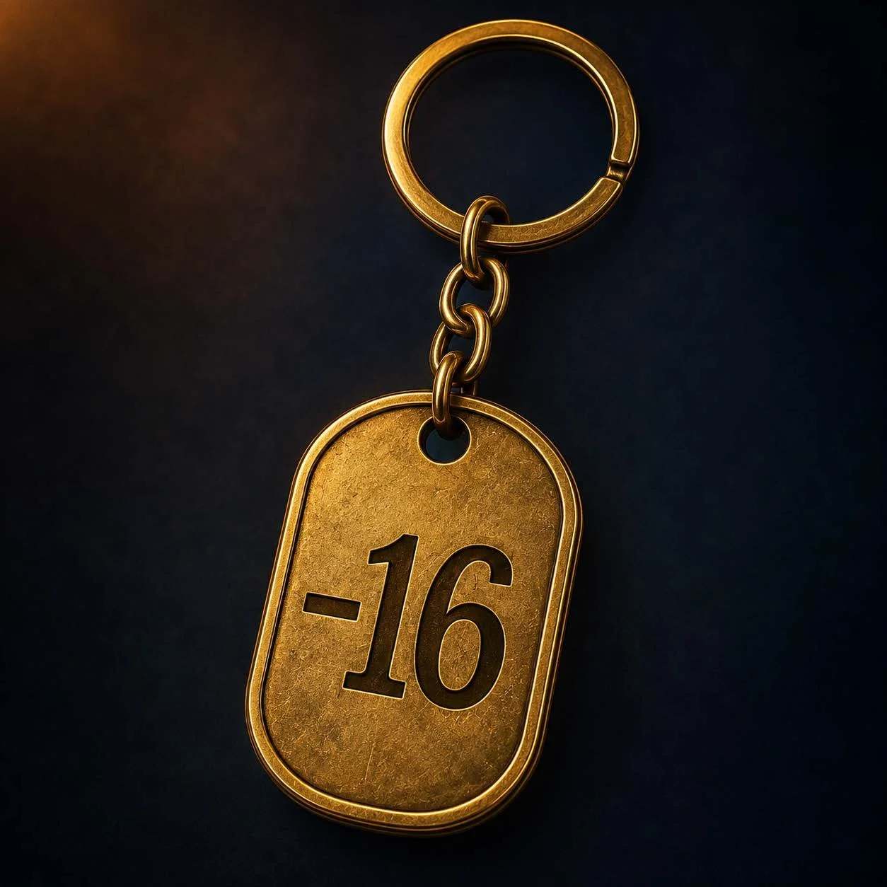 THE -16 KEY CHAIN