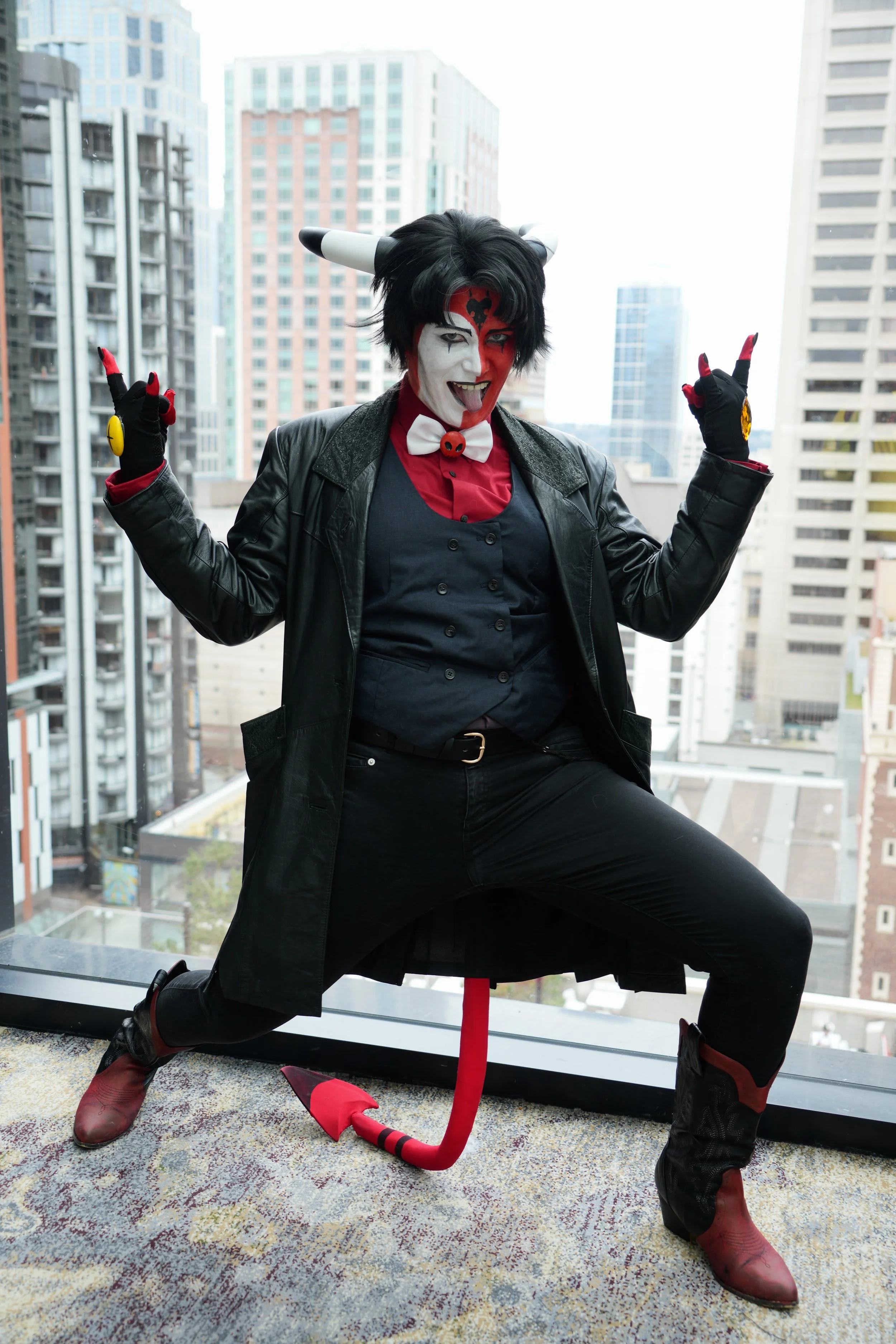 Blitzo from Helluva Boss at Emerald City Comic Con 2025. Photo by Jack Krolak.