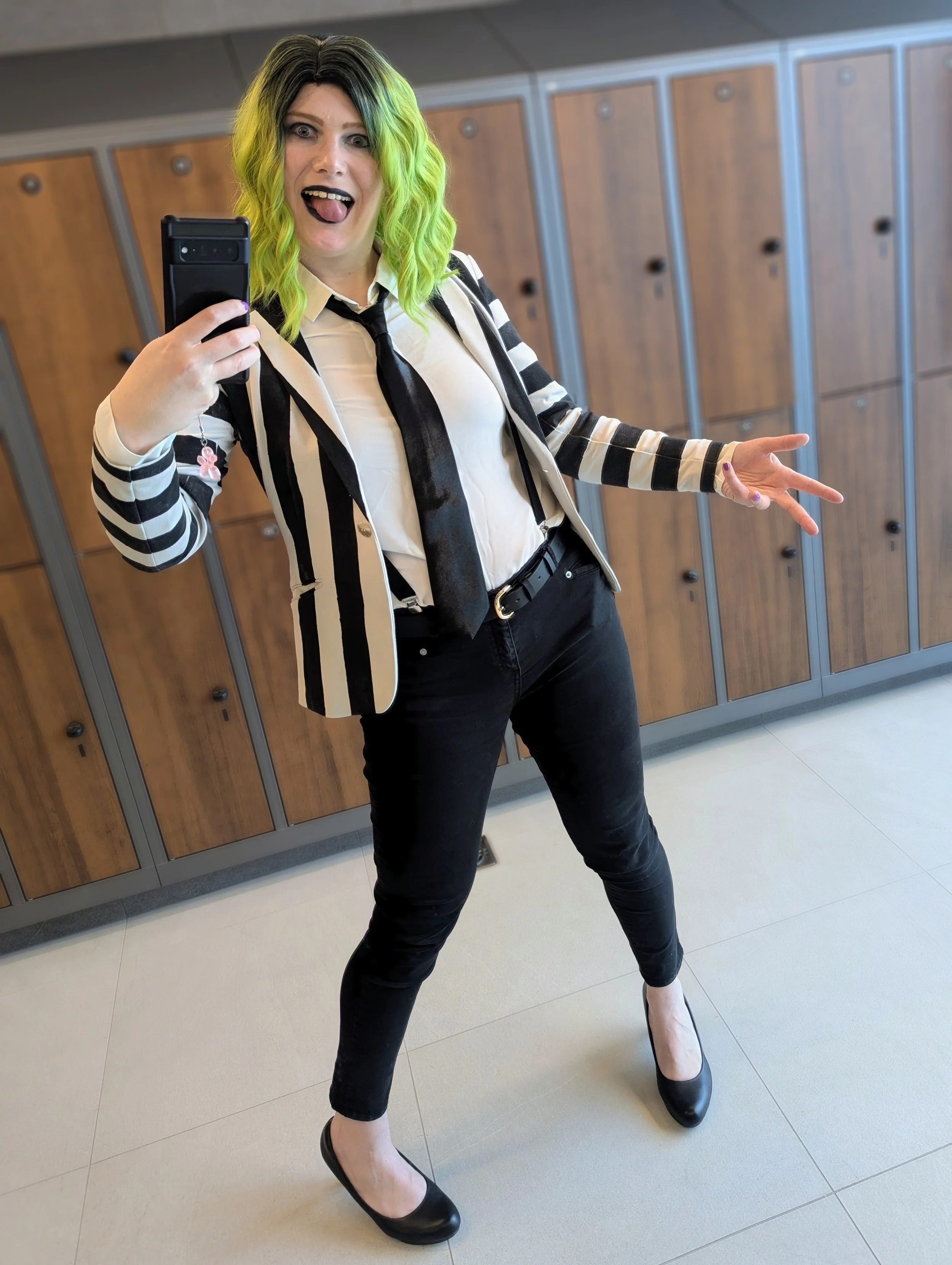 Beetlejuice for Halloween.