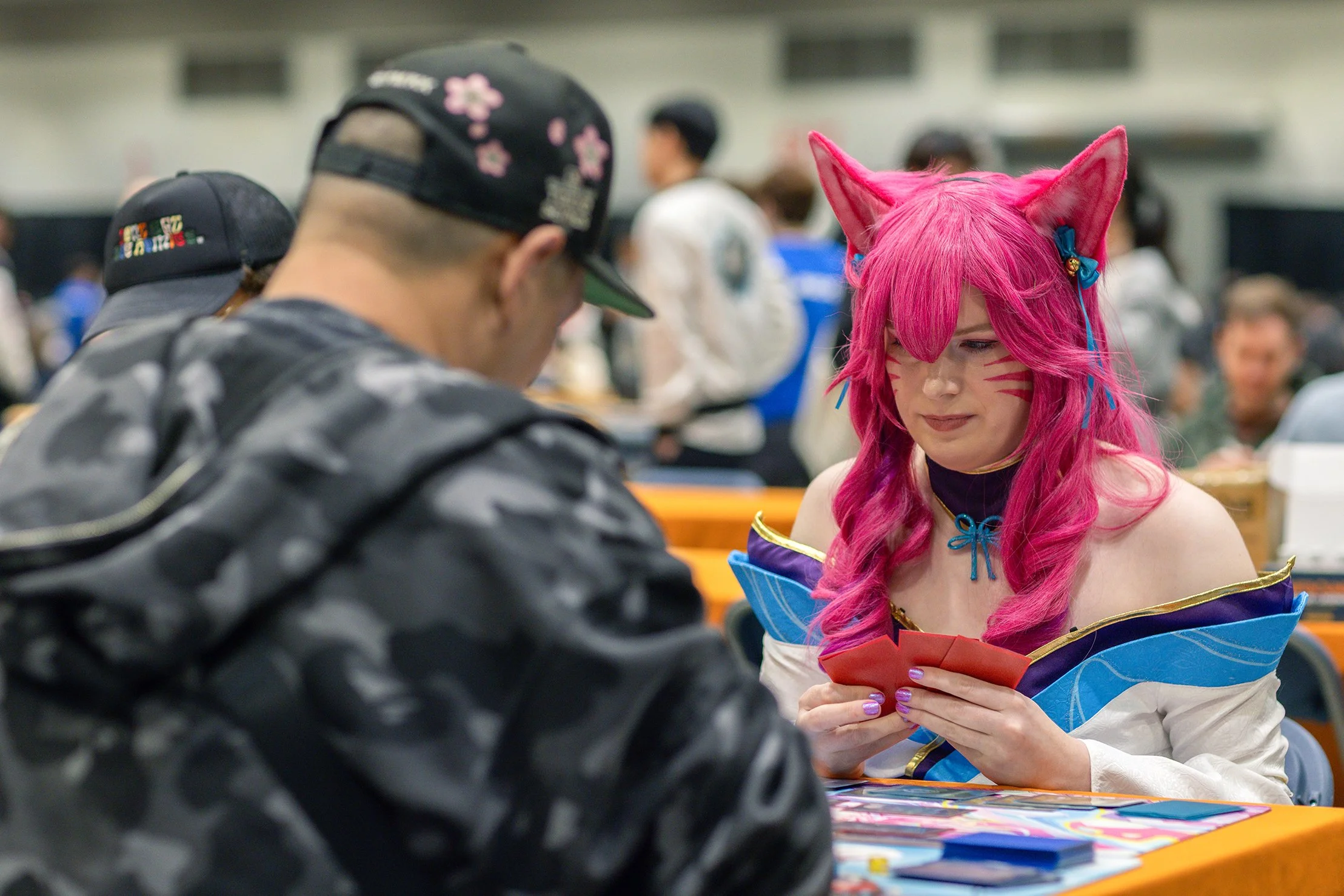 Spirit Blossom Ahri at the Riftbound Vancouver Regional Qualifier. Photo by Riot Games.