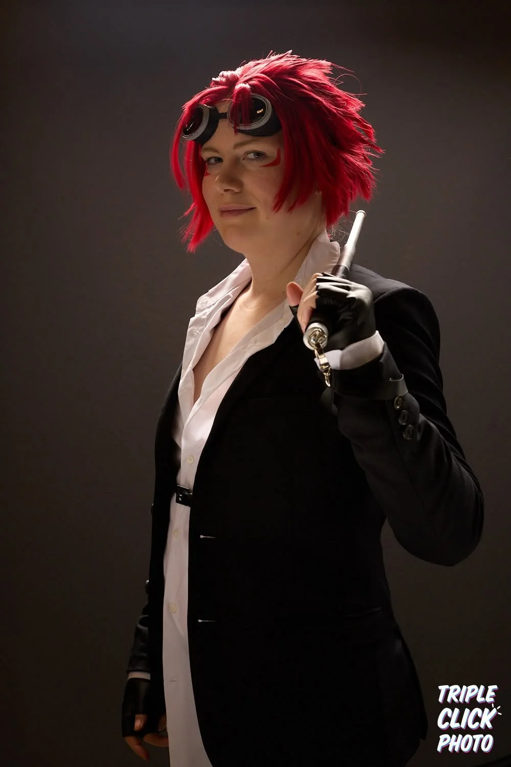 Reno from Final Fantasy 7 Remake at Emerald City Comic Con 2026. Photo by Triple Click Photo.