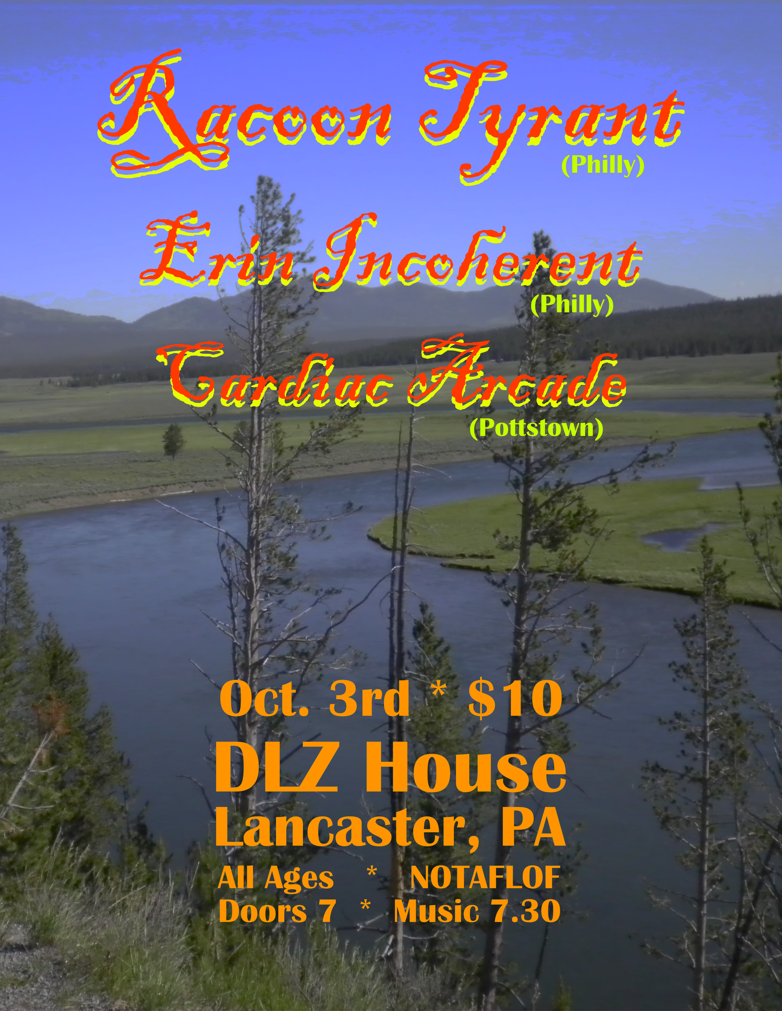 10/3/26 - Racoon Tyrant, Erin Incoherent, Cardiac Arcade