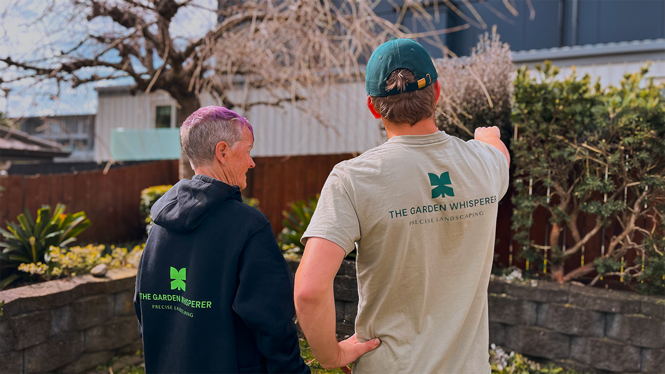 Landscapers working in west auckland