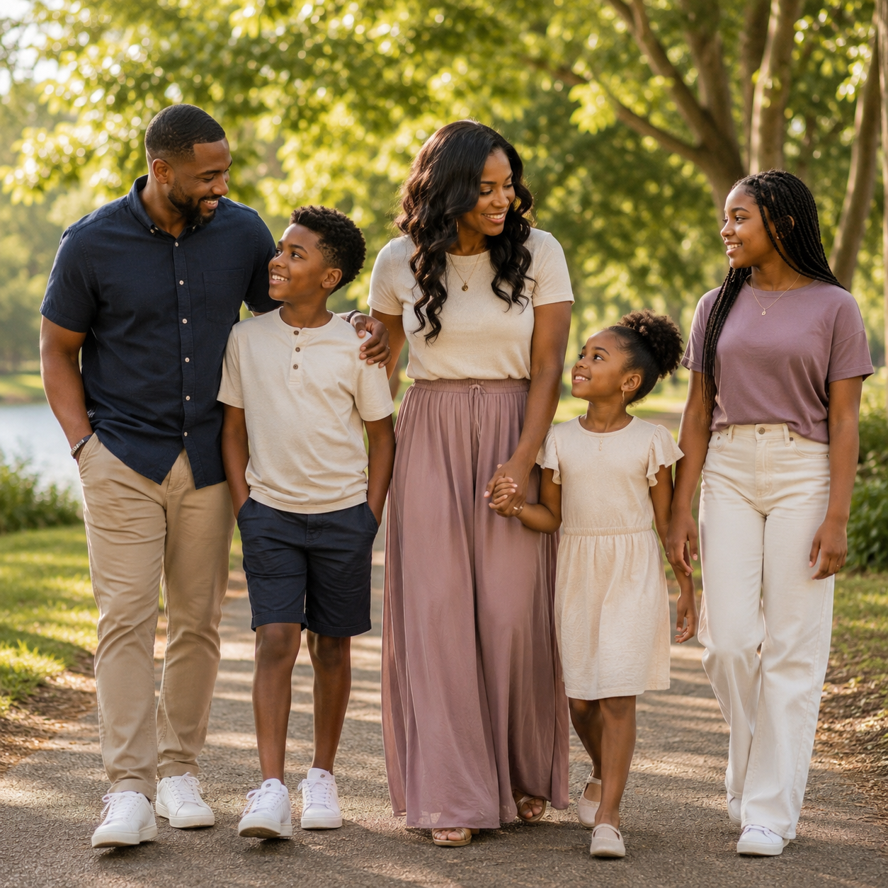 Family park trail