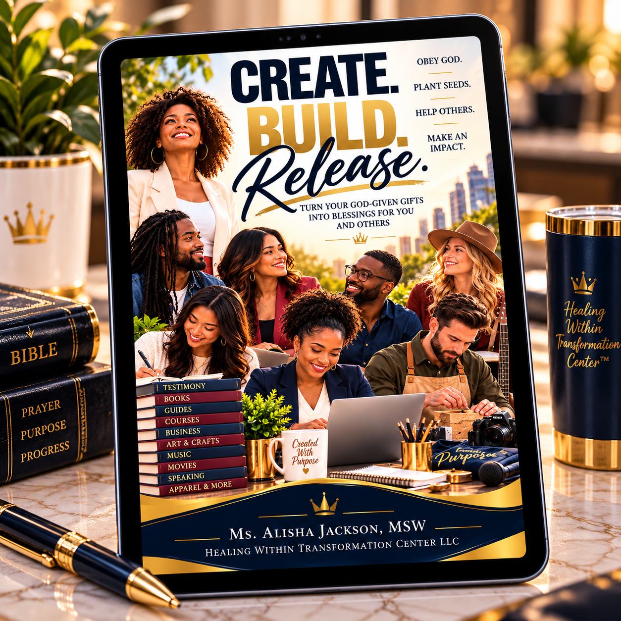 Create. Build. Release.™ | Faith-Based Guide for Purpose & Obedience | $1 Faith Vault Guide™