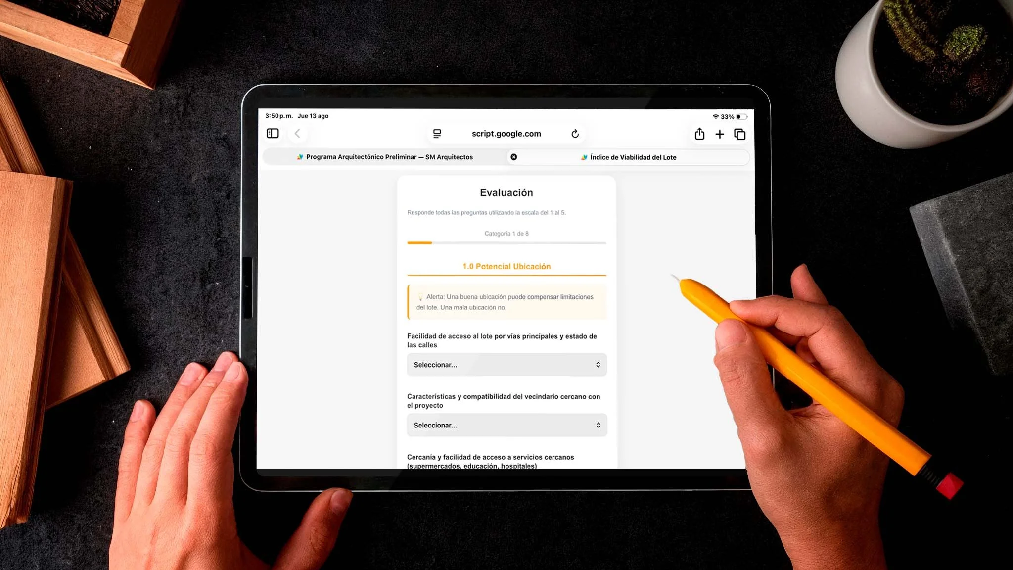 Índice Evaluación Lote