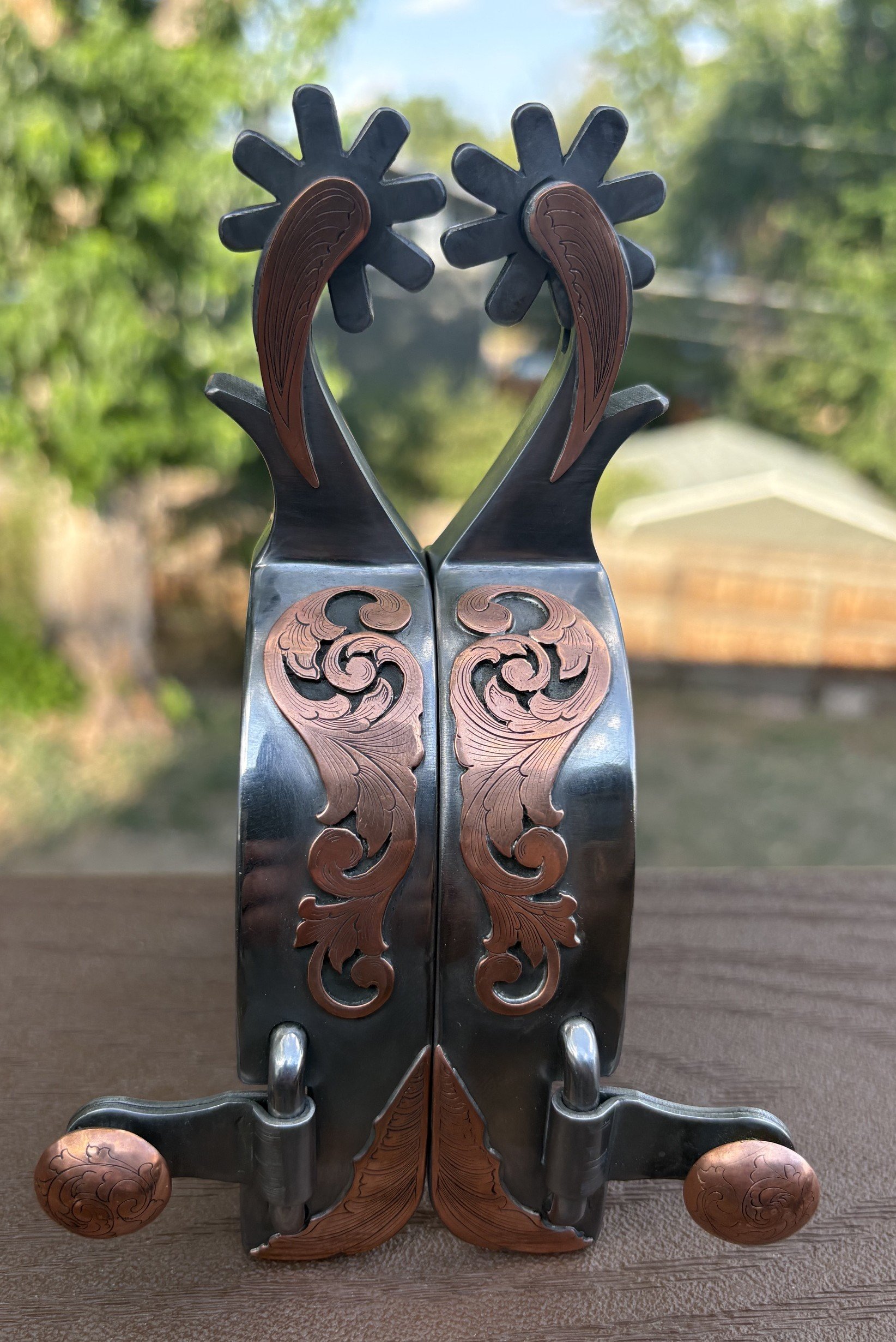 Copper Scroll Men's Spurs