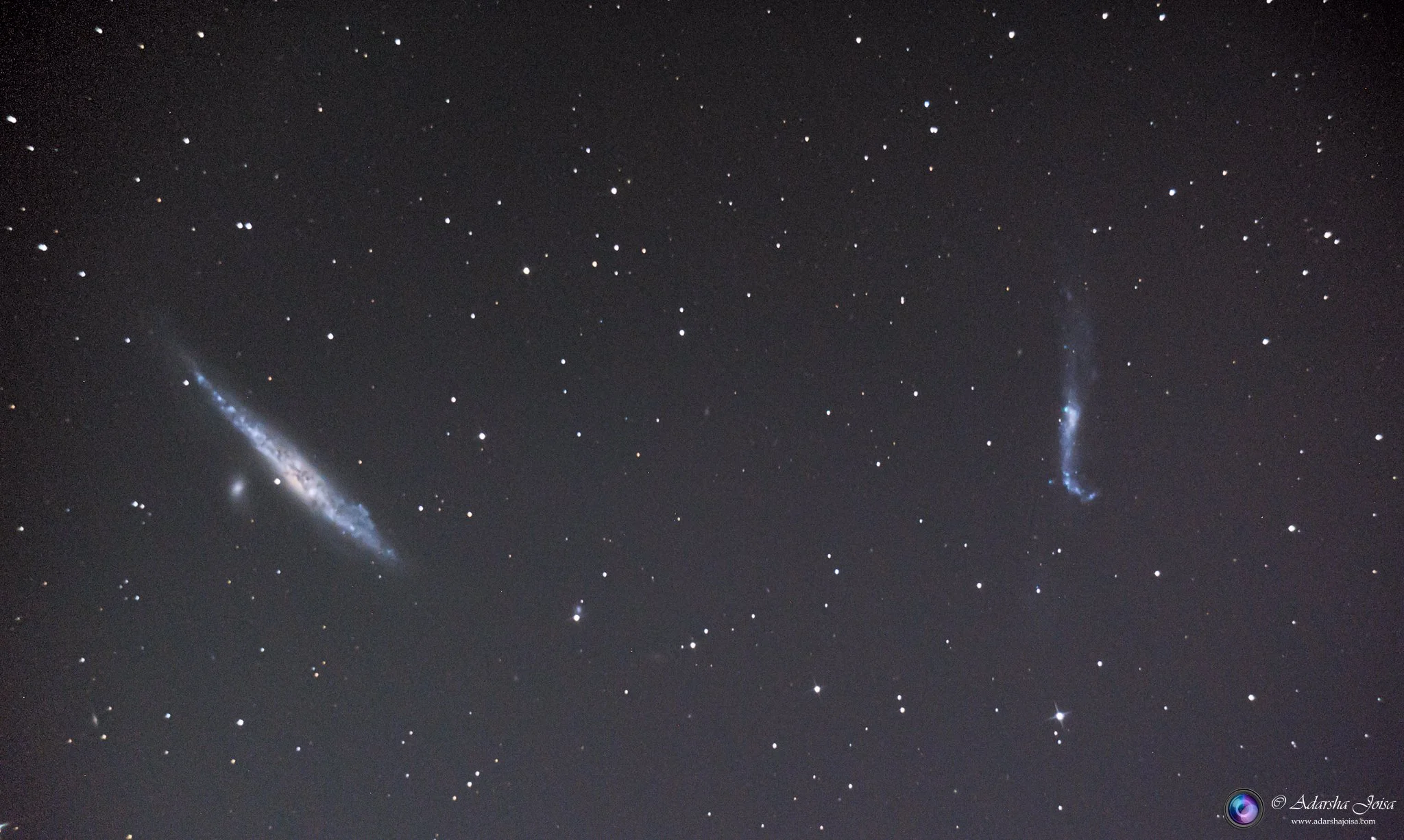 Whale and Hockey Stick Galaxies