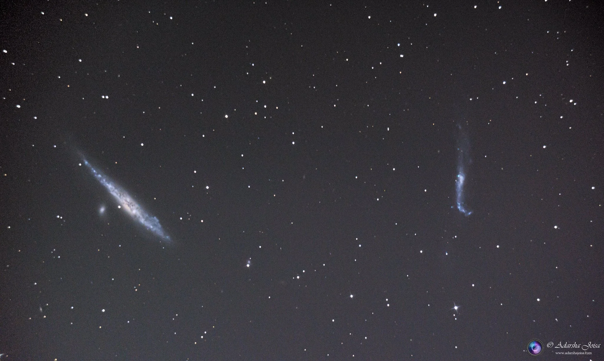 Whale and Hockey Stick Galaxies