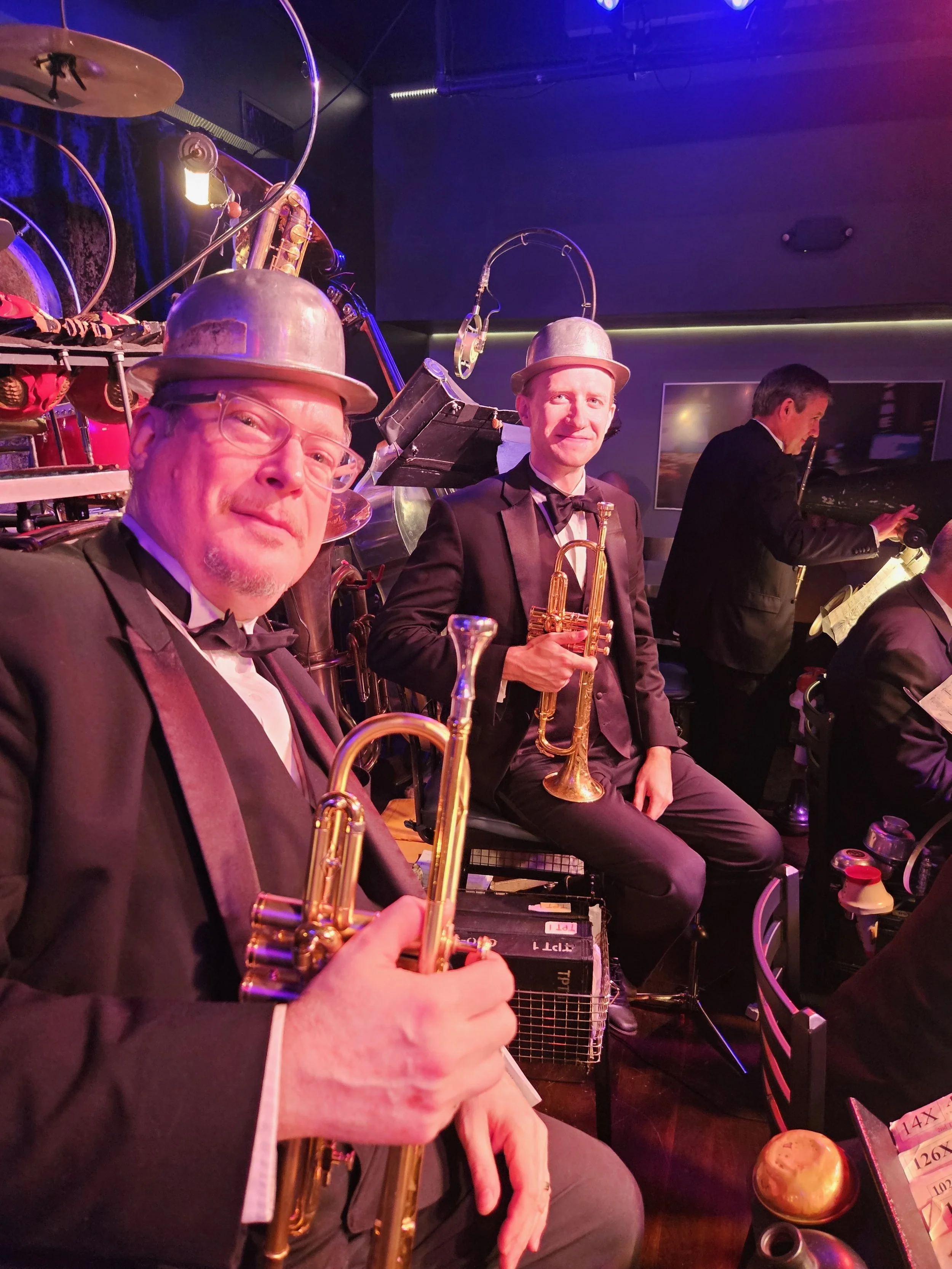 performing with Jon-Erik Kellso (Vince Giordano and the Nighthawks)