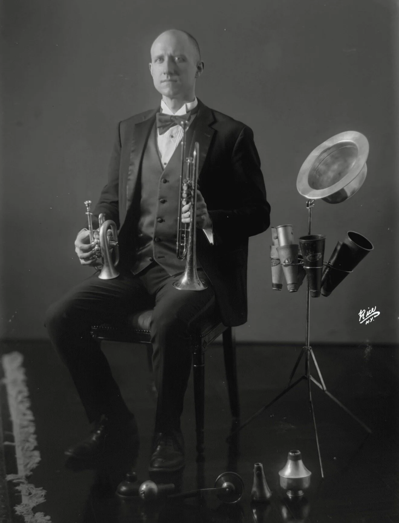 Dry Plate Negative taken with 1920's master model studio camera by Gavin Rice