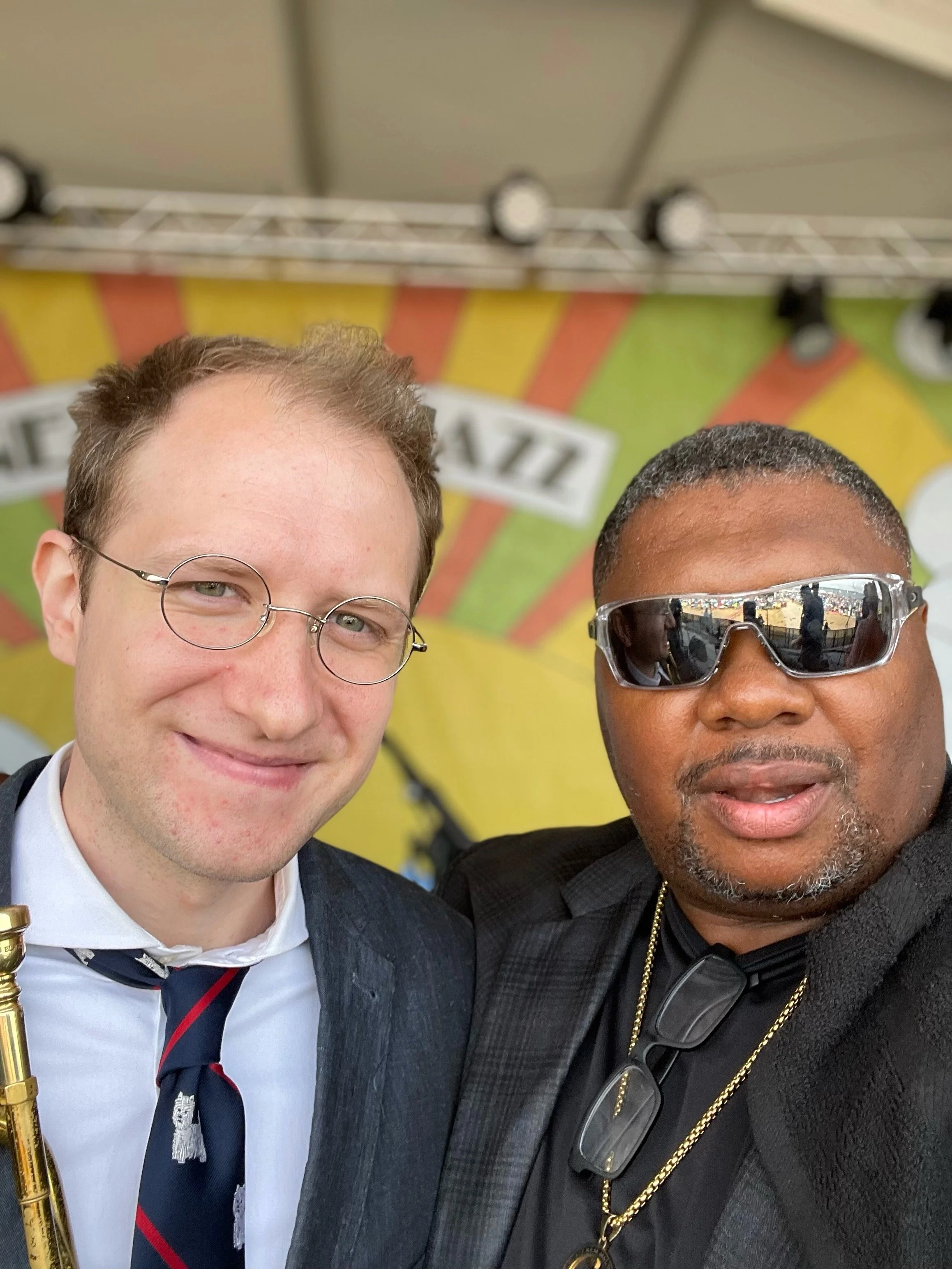 performing with Wycliffe Gordon at The Newport Jazz Festival