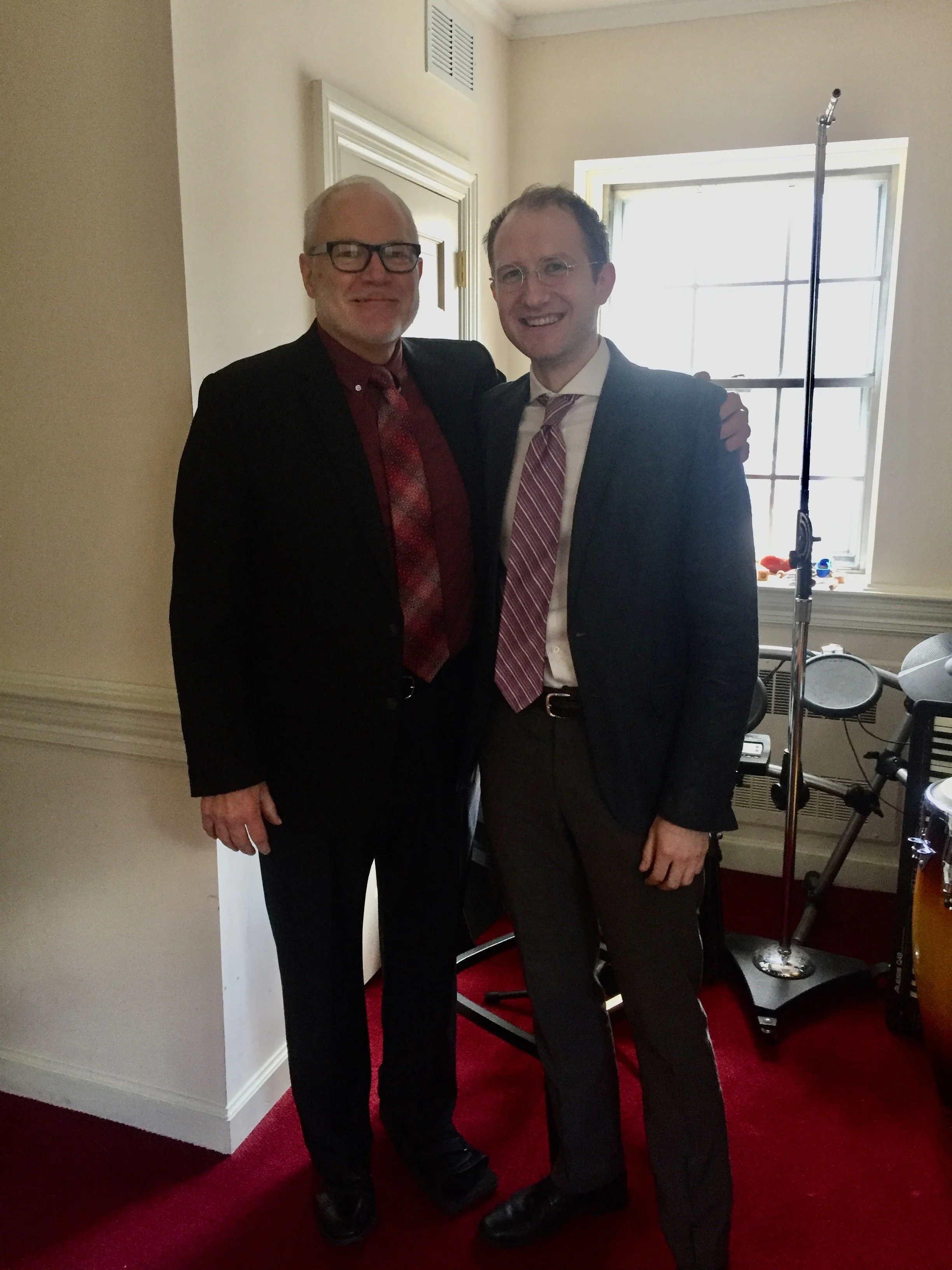 performing with Chris Jaudes