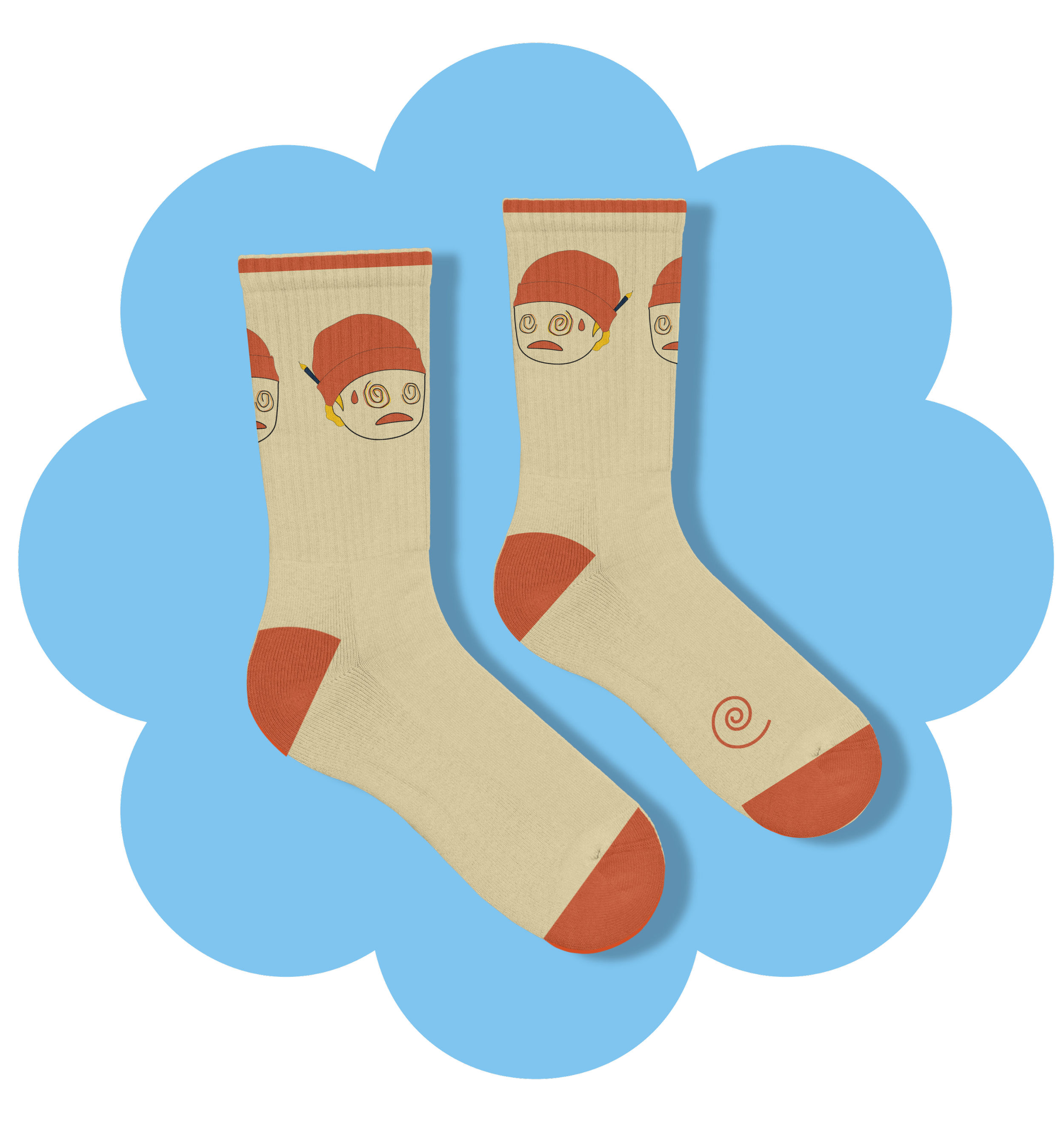 PREORDER - Orange Socks