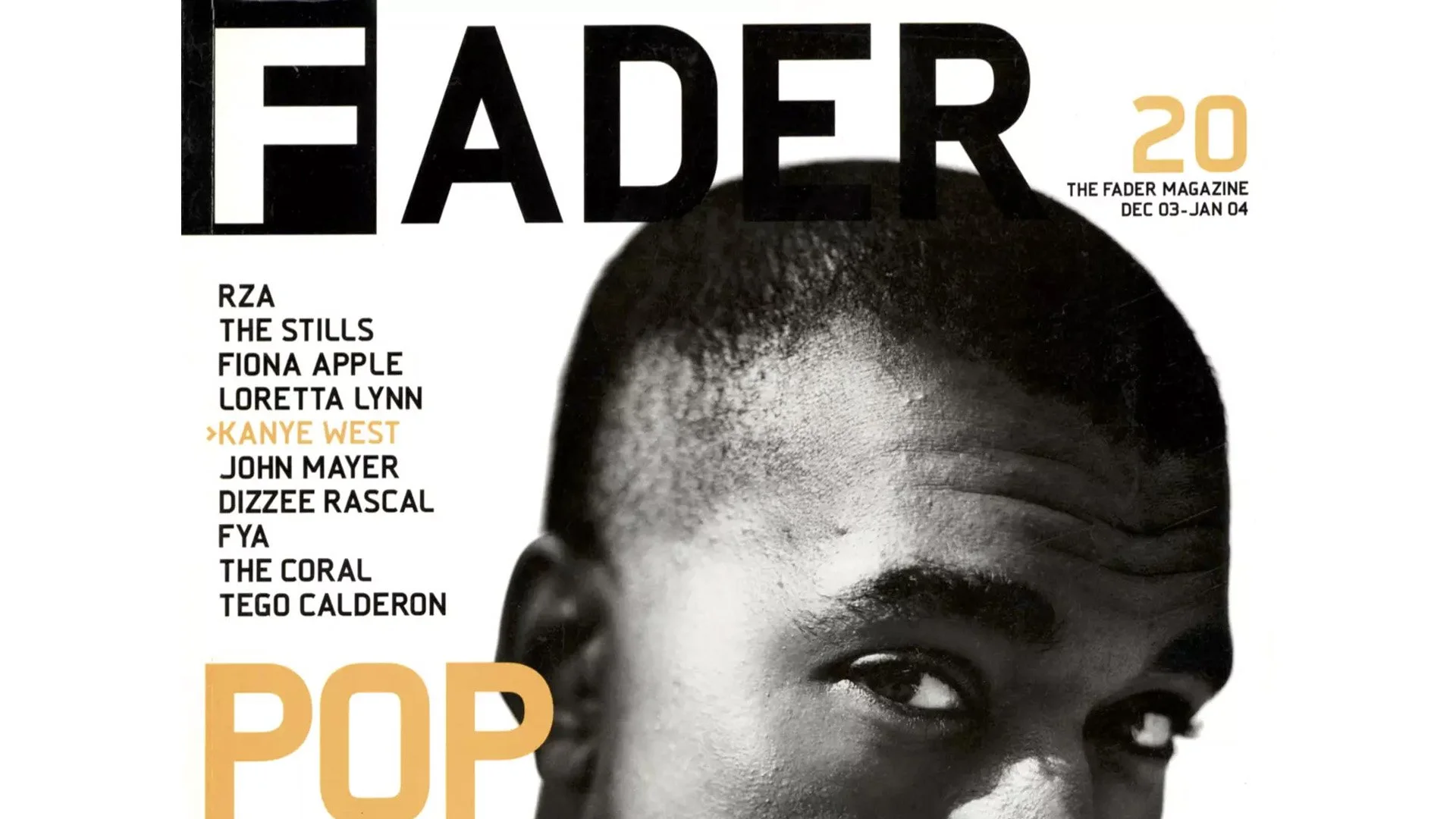 Kayne West on Fader