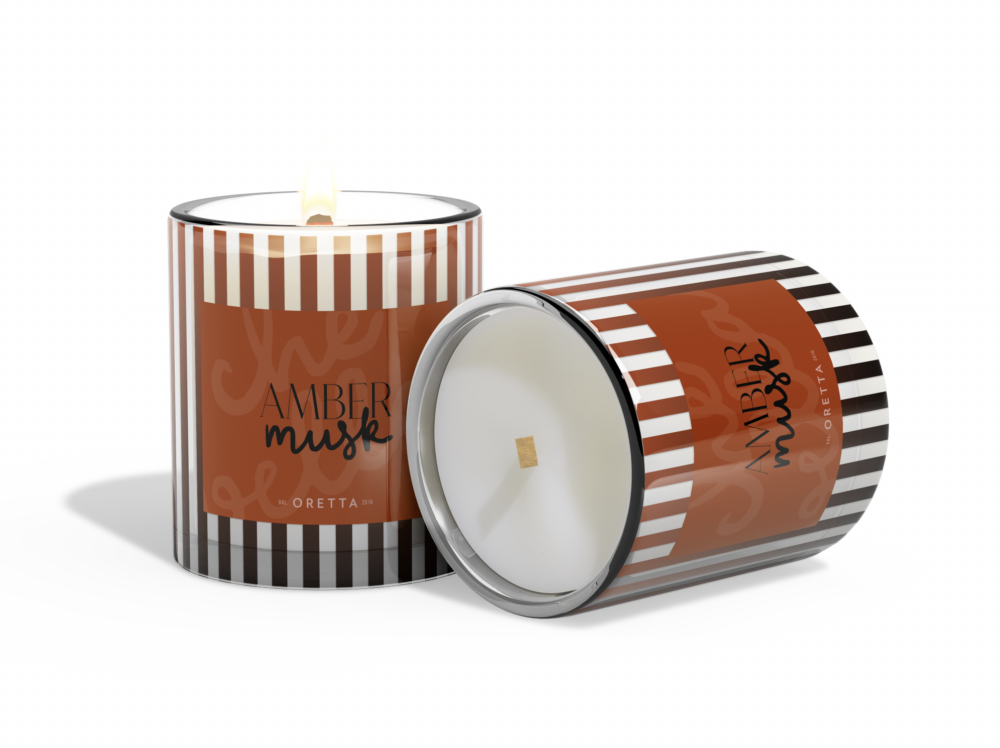 Candle design - Custom hand-lettering - Branding