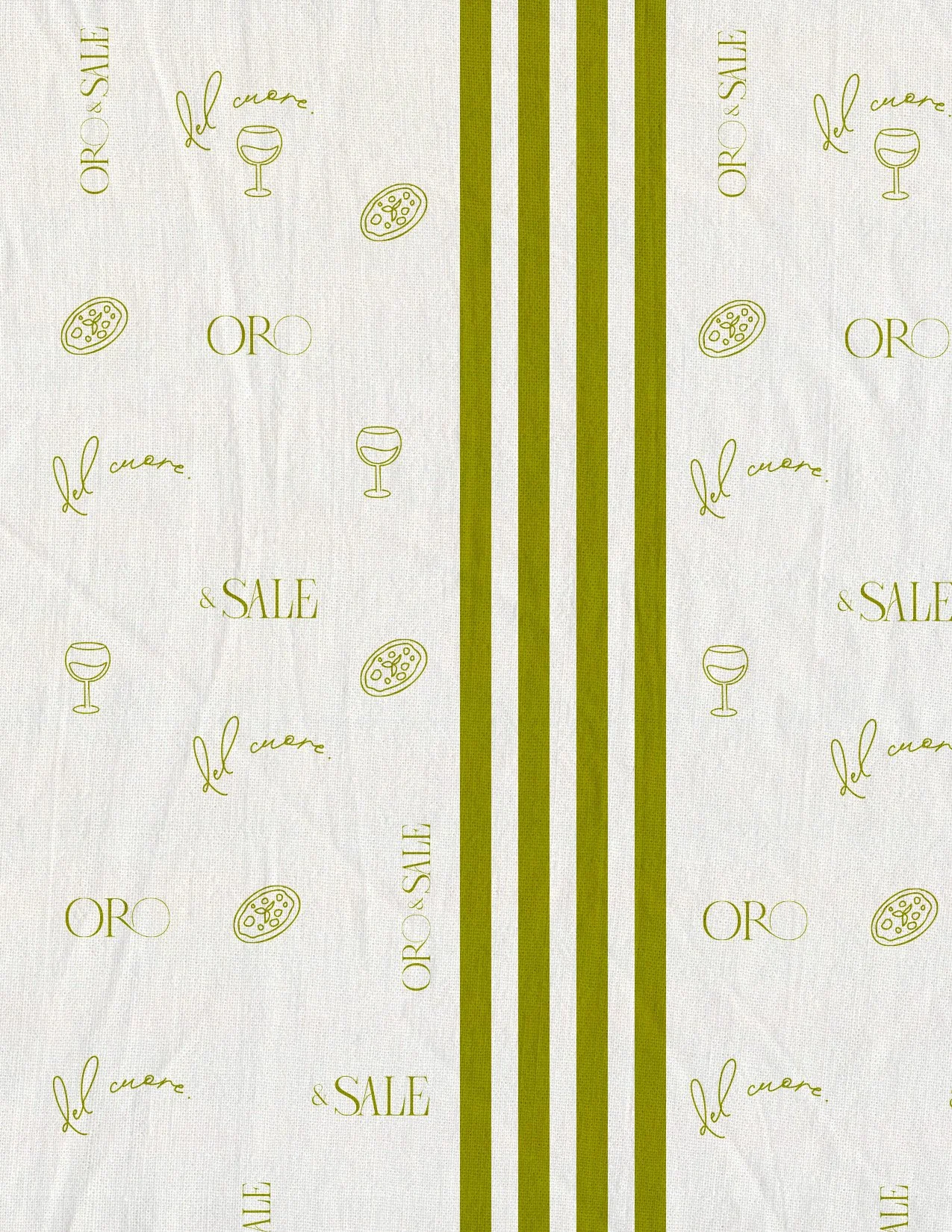 Parchment paper design - Custom illustrations - Branding