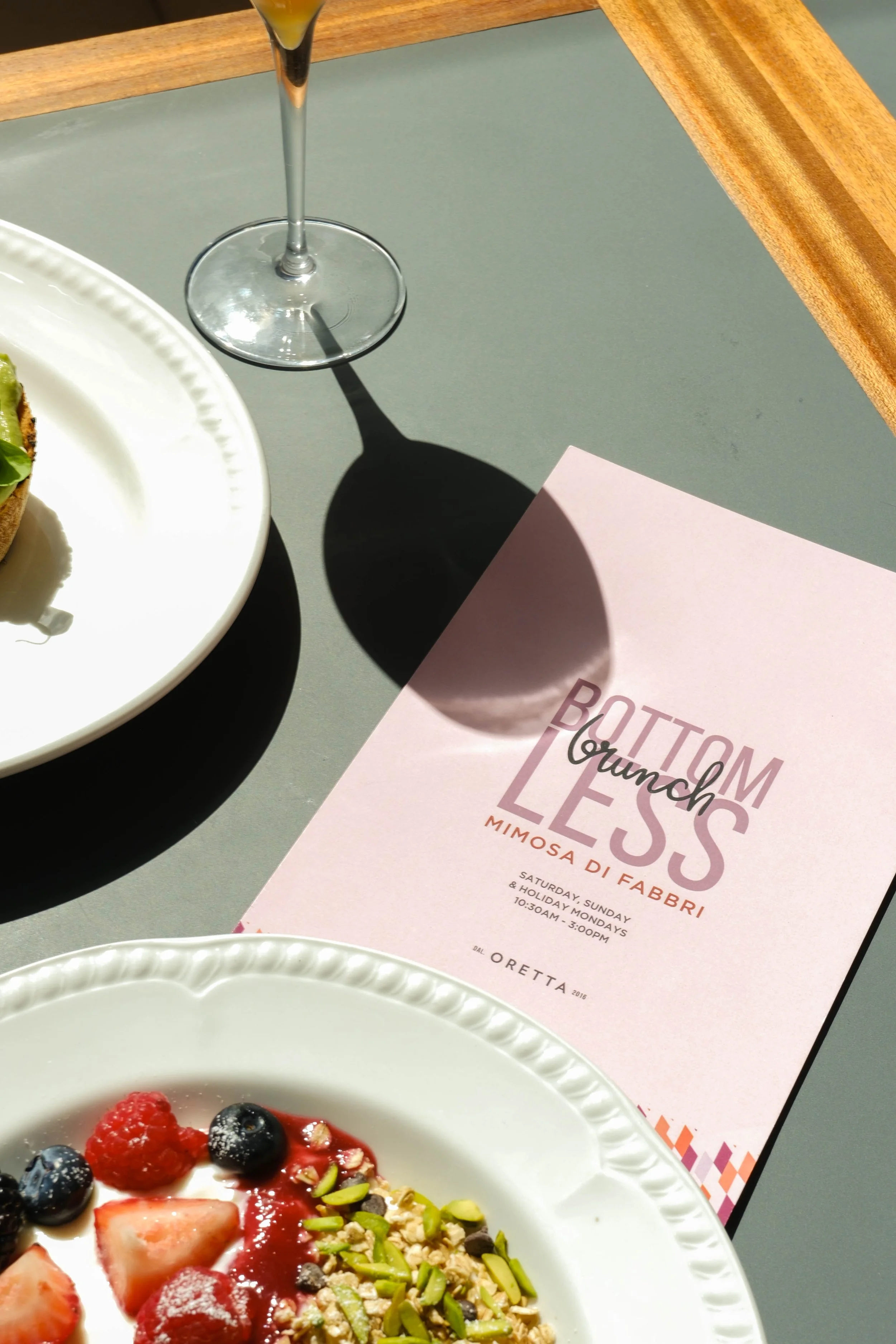 Menu design - Custom hand-lettering - Branding