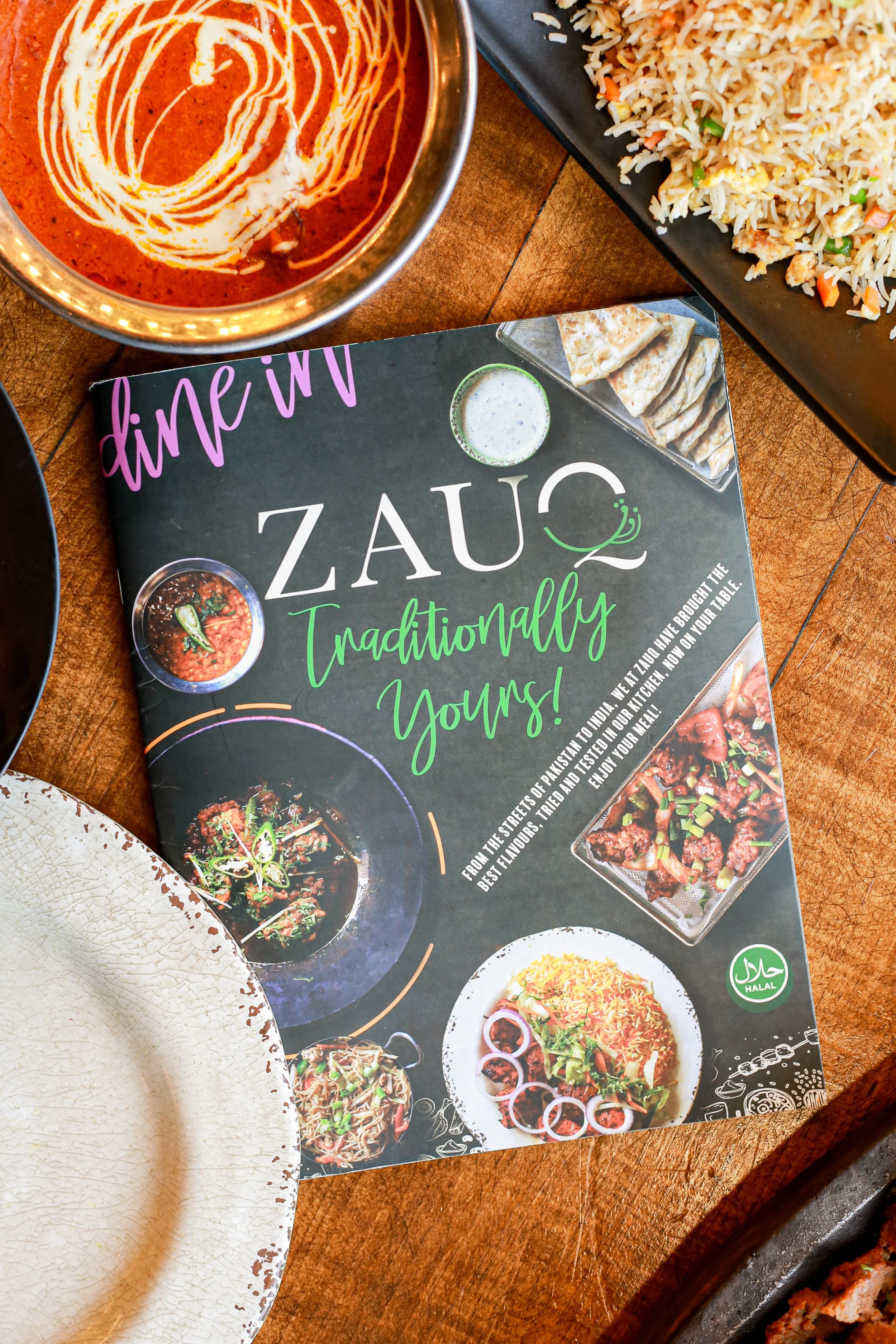 Menu design - Photography - Branding