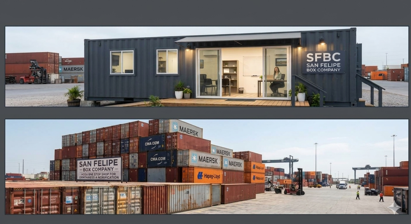 container box conex storage modfication