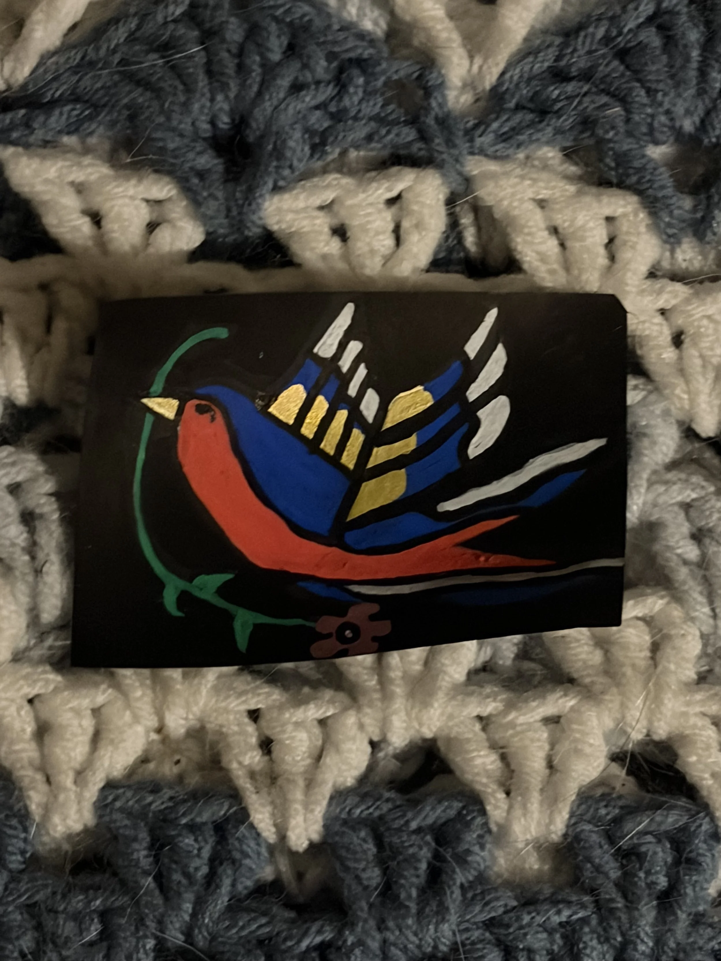 ACEO “Midnight Sparrow”
