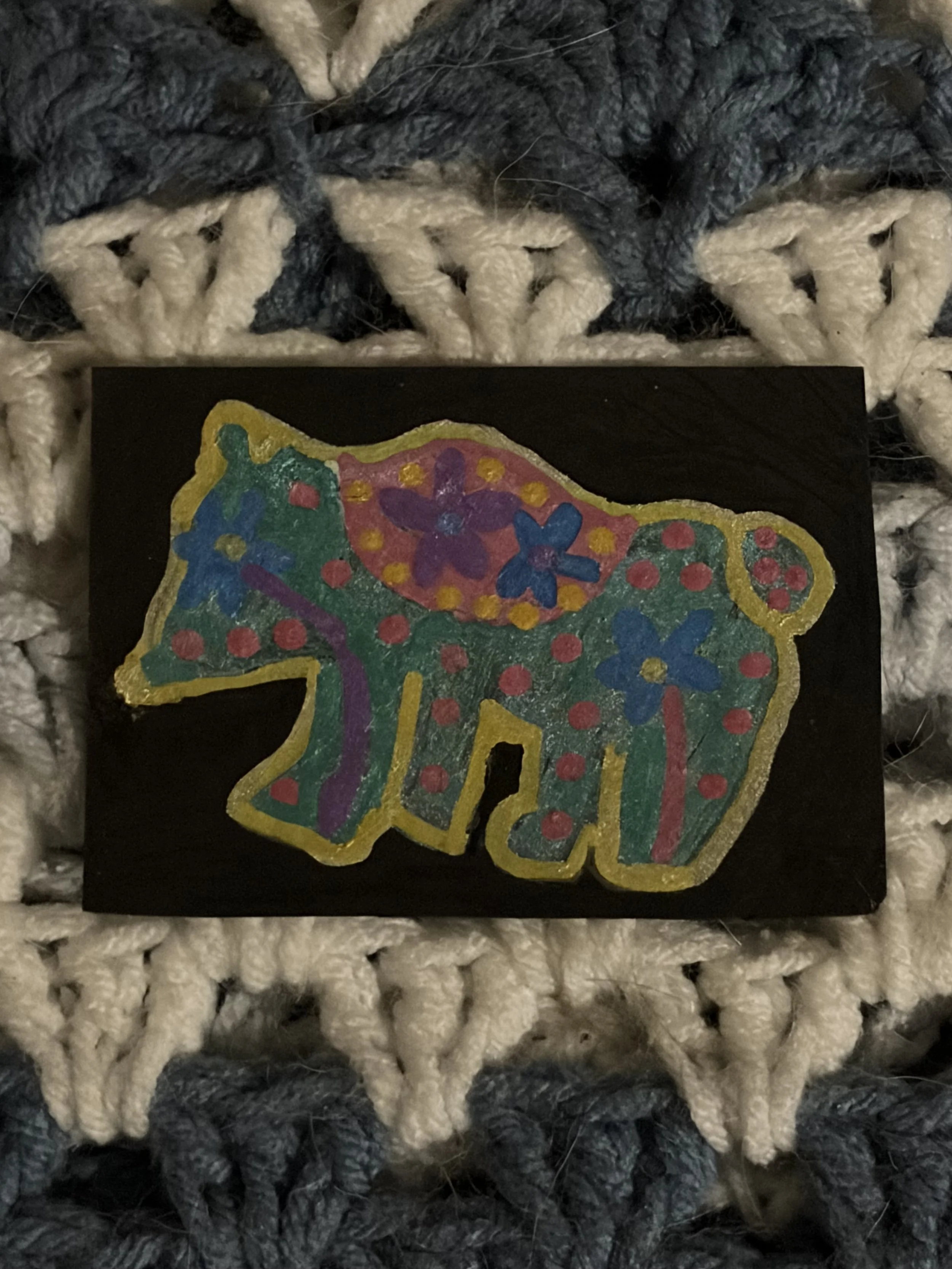 ACEO- "Floral Bear"