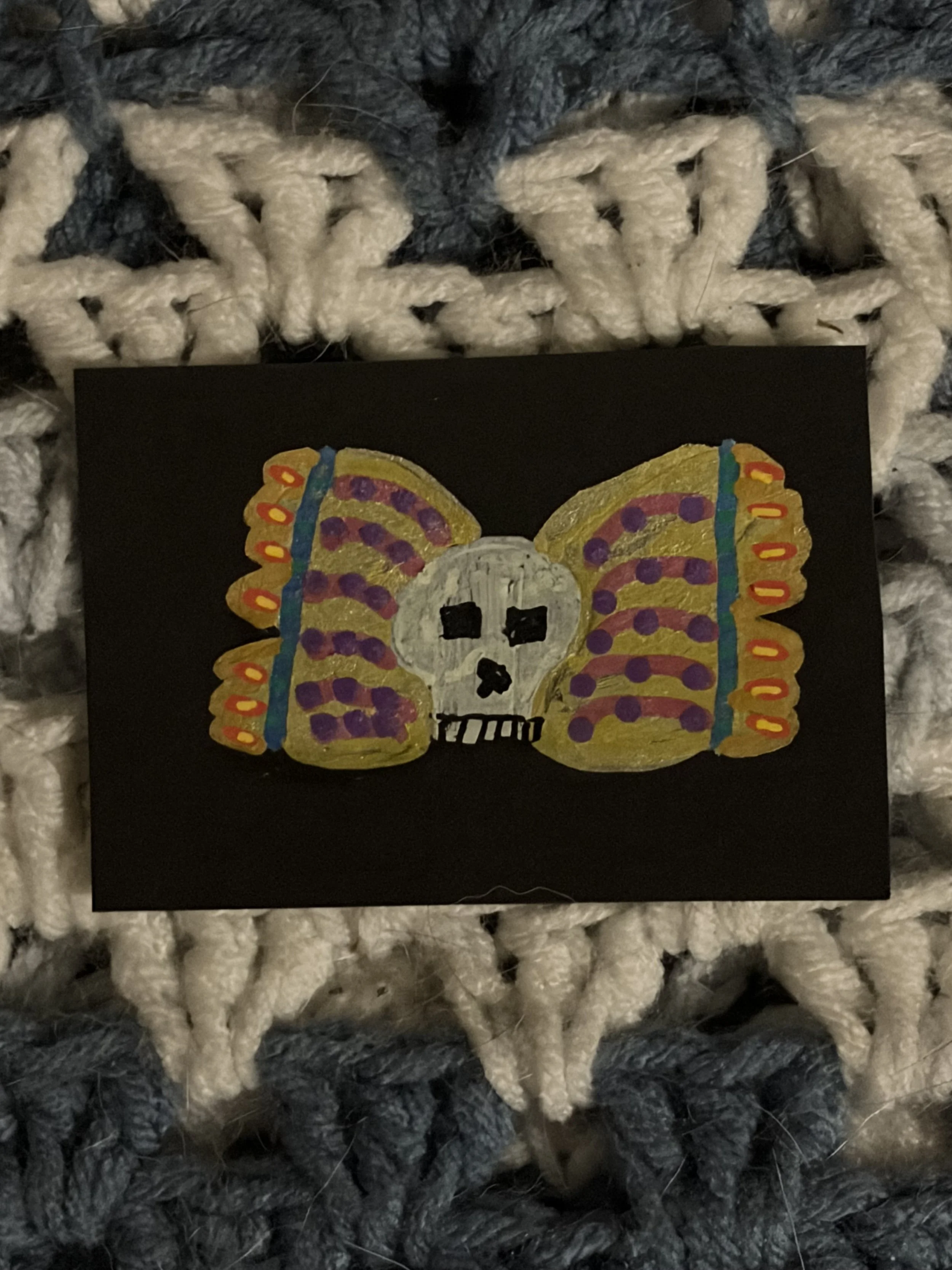 ACEO- "The Grinning Moth"
