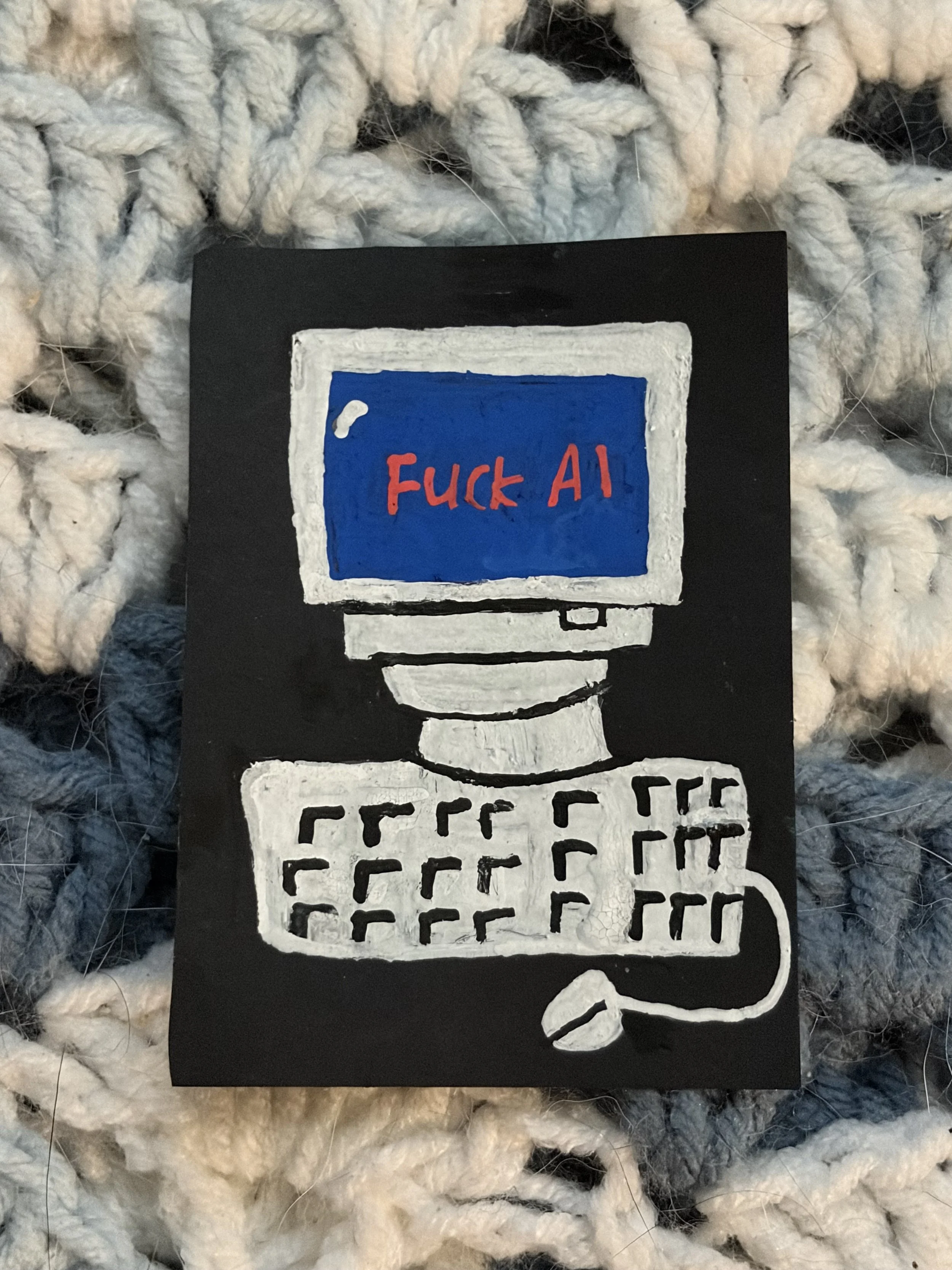 Anti-AI ACEO