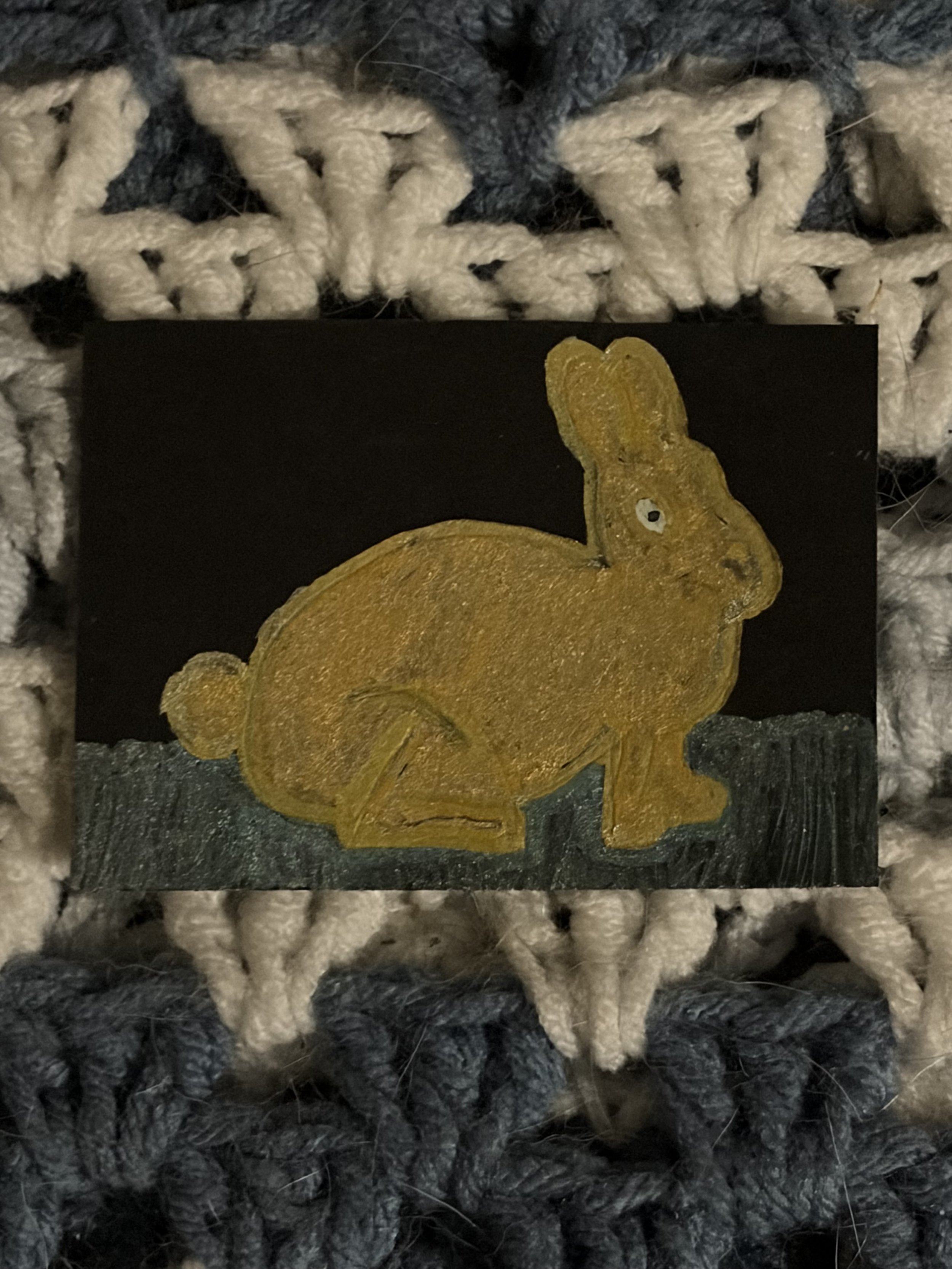 ACEO- Rabbit at Dawn