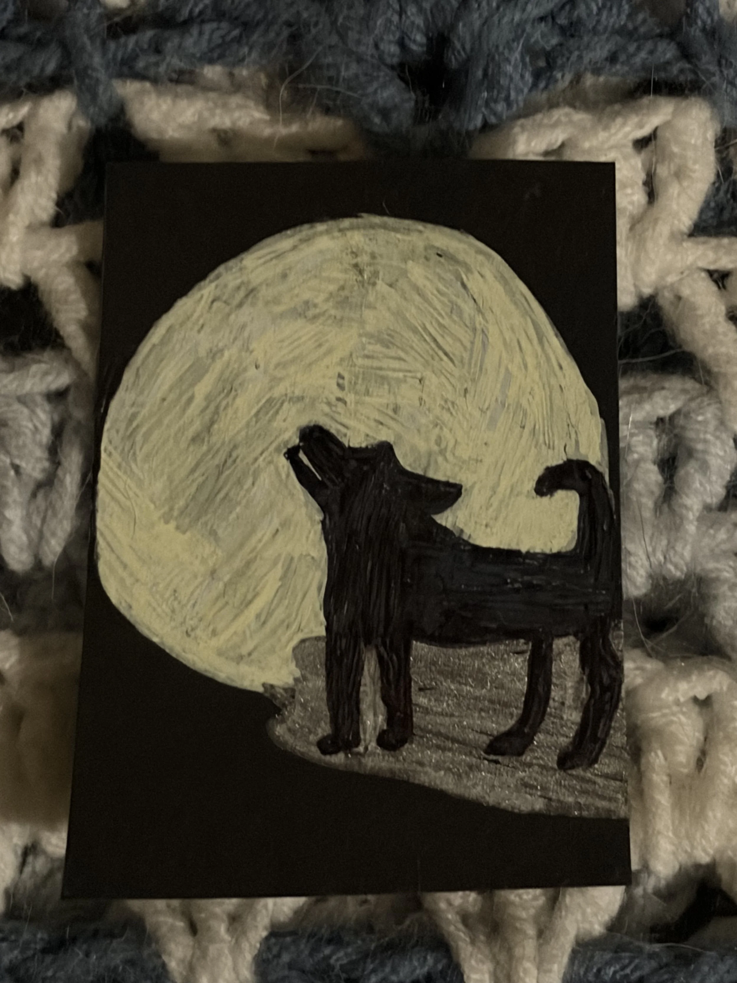 ACEO- "Night Hound"