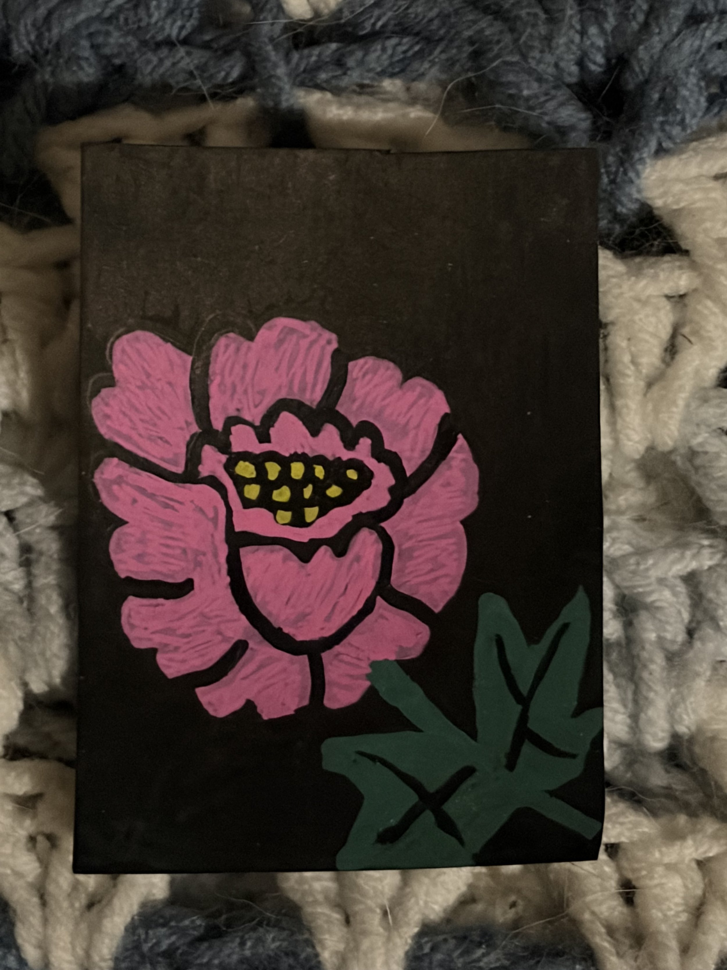 ACEO- Pink Peony