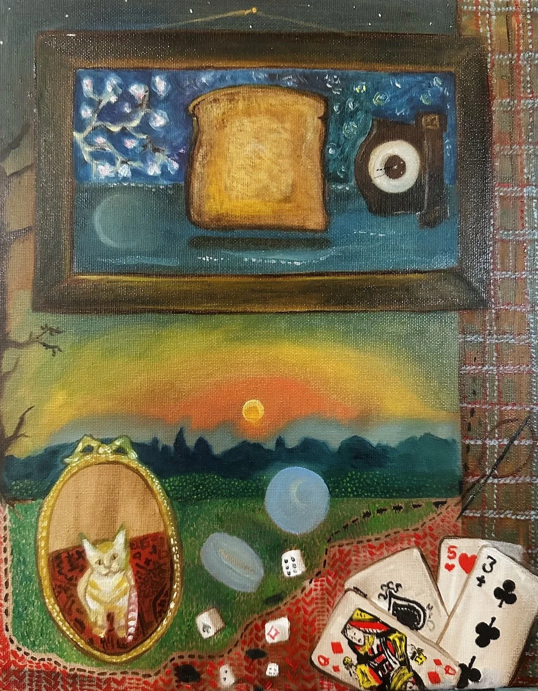 Memories left behind - Look after the outside and the inside will take care of itself
Oil on canvas 
50cm x 30cm
2026
