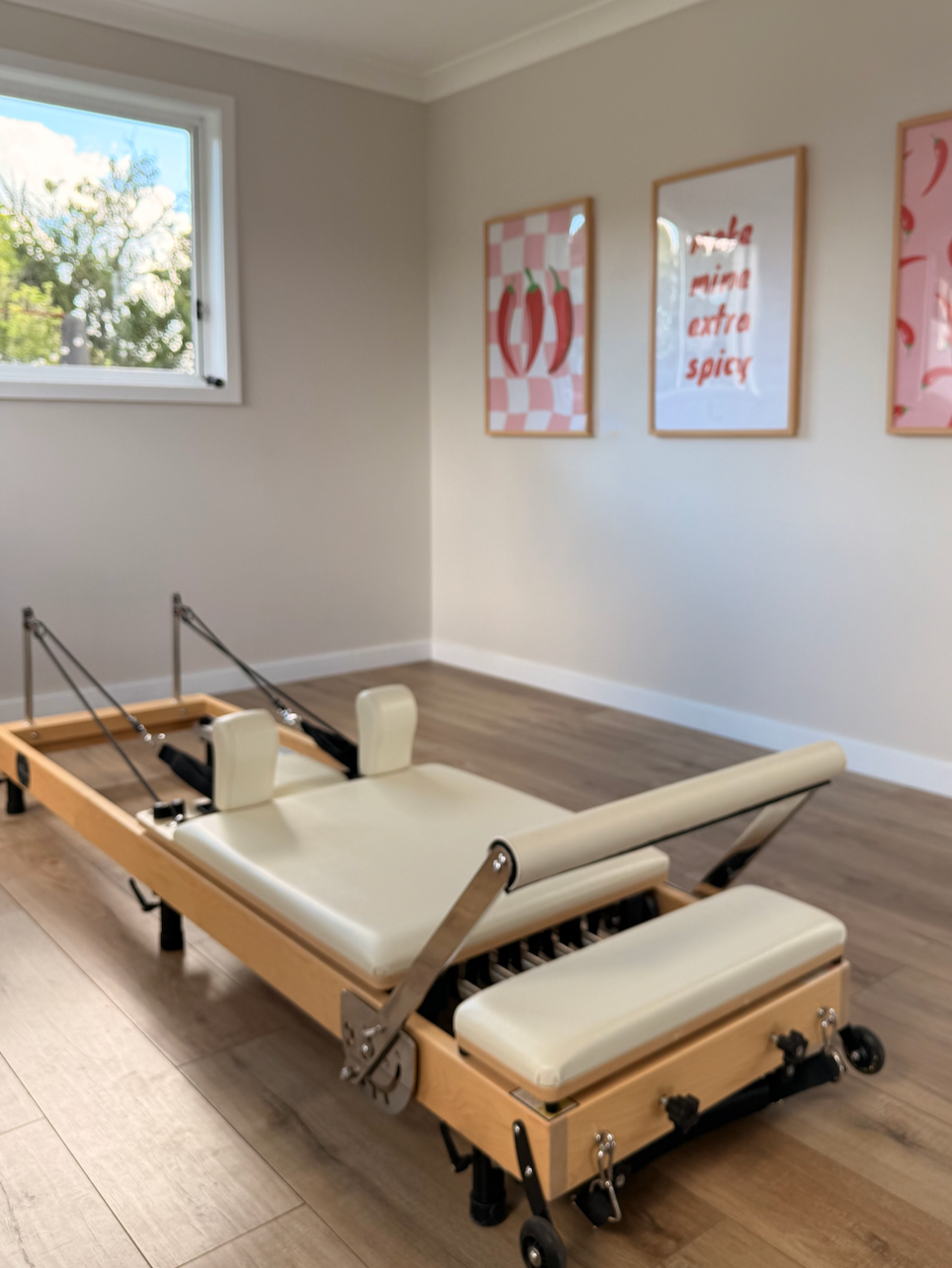 Private Reformer Pilates studio in Bowral, Southern Highlands.