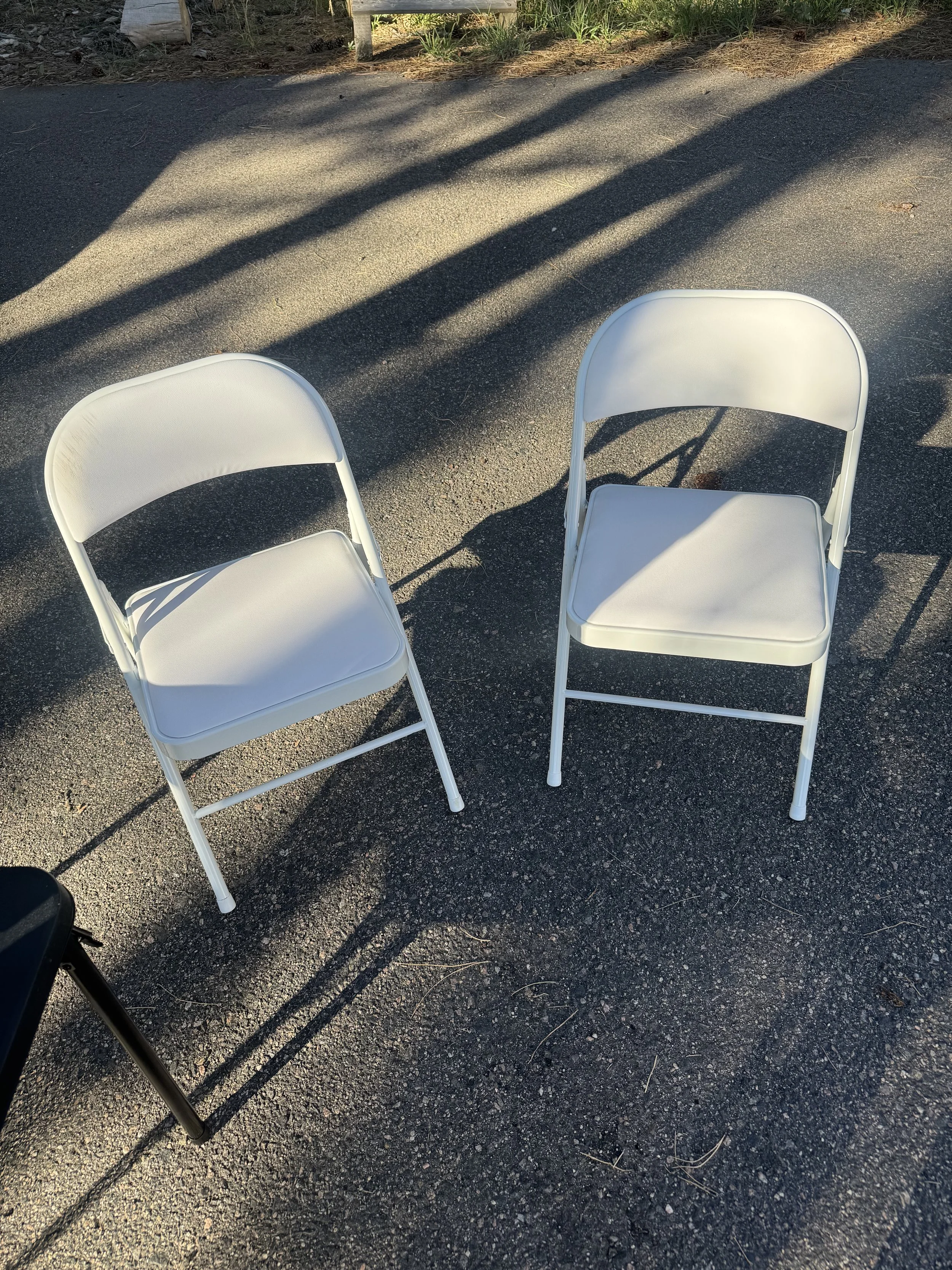 White Folding Chairs