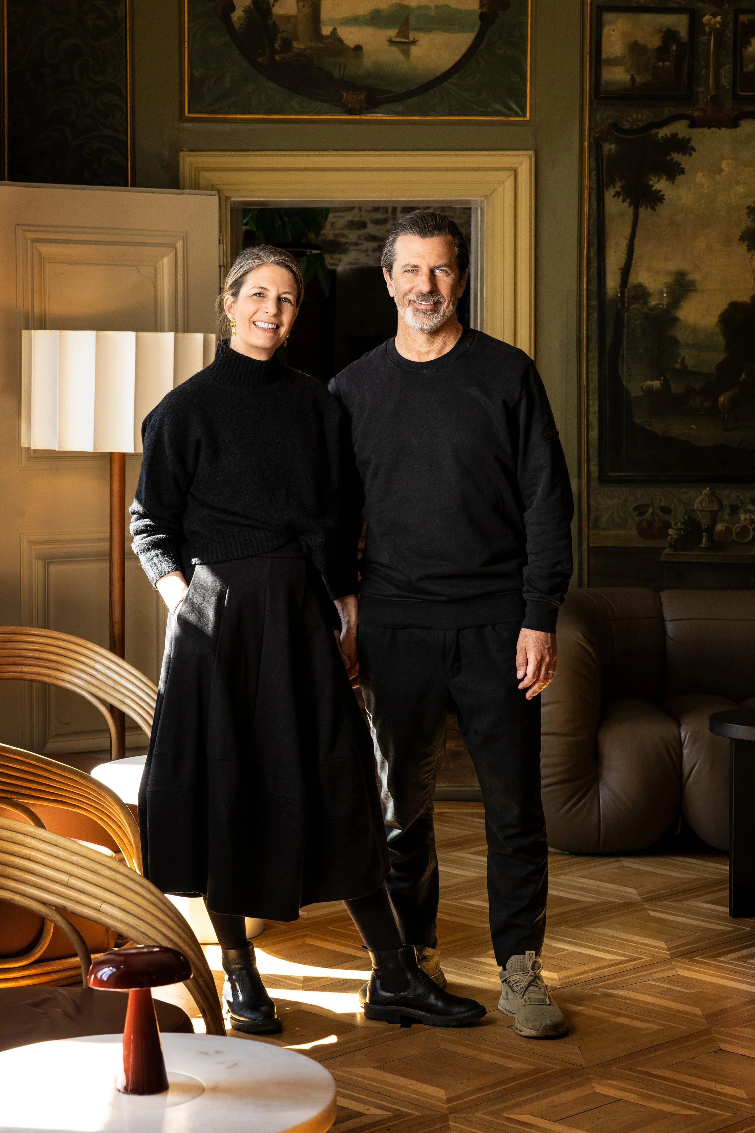 Sarah Caminada und Andreas Caminada im Schloss Schauenstein, Gründer und Eigentümer der Caminada Group