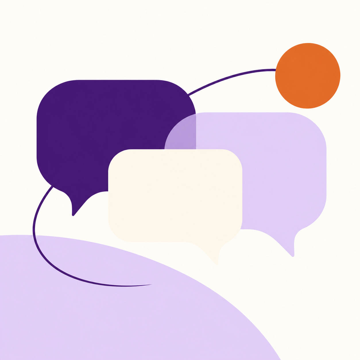 Abstract illustration learning events like workshops, webinars, programmes, in-person or online.  Bespoke design for you