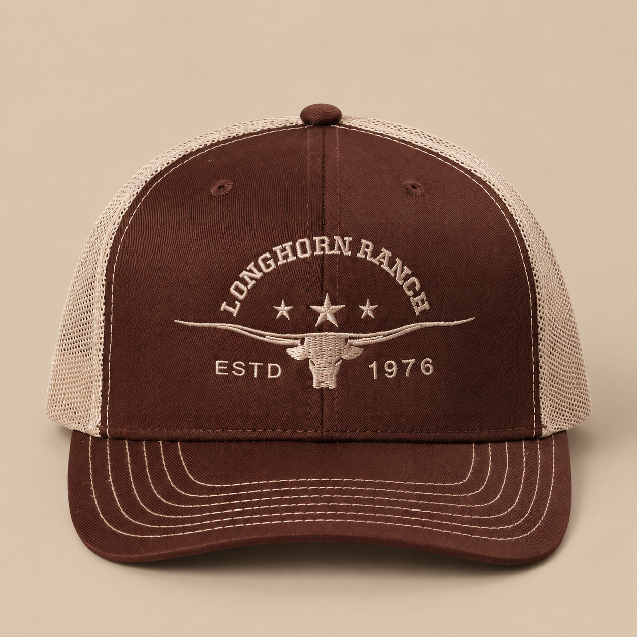 Longhorn Ranch Trucker Cap