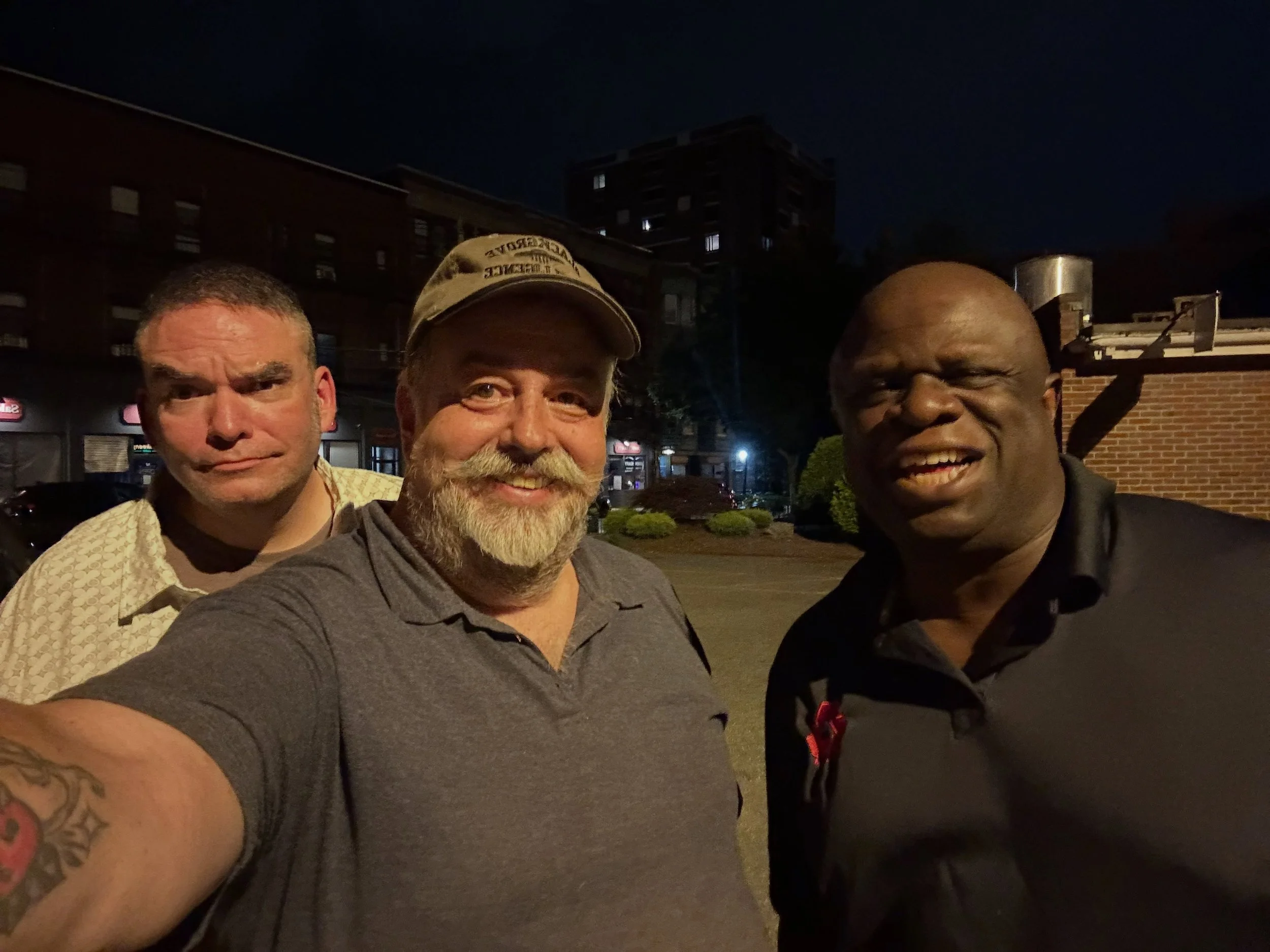 On the town with FMR UAP Task Force Intel Analyst Lenval Logan - catch the interview with @disclosurepod 🛸😎
