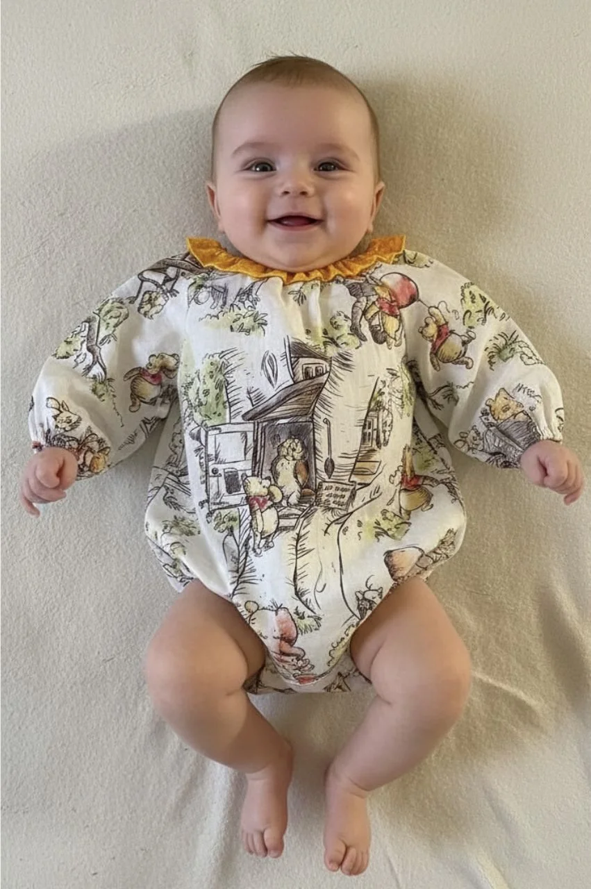 Yellow Bear & Friends Baby Romper - 6 months
