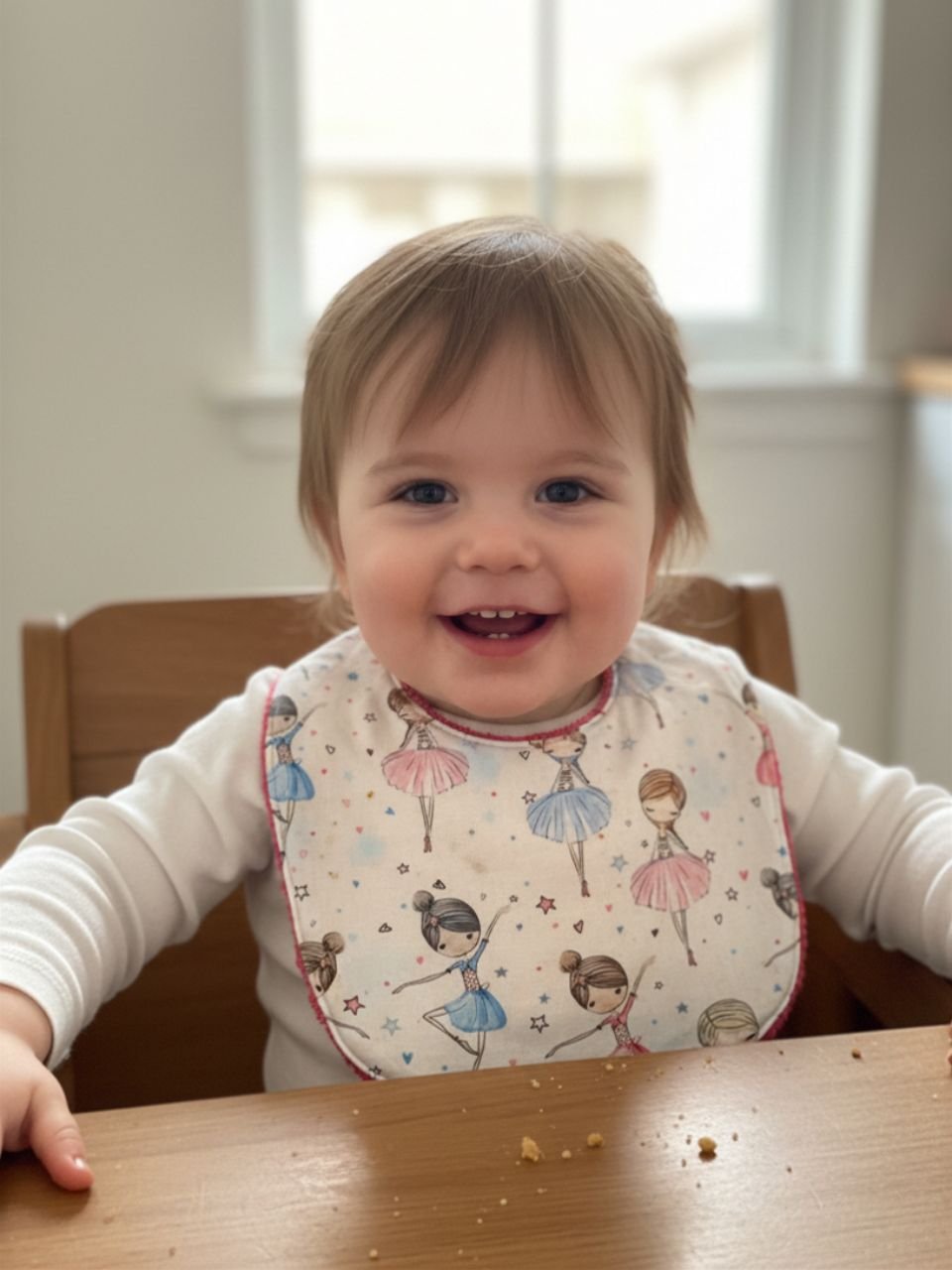 Ballerina Baby Bib - 6-12 months