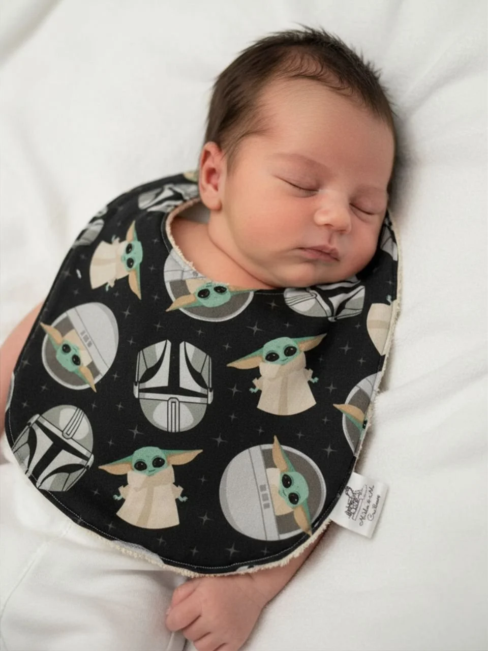 Galactic Alien Themed Baby Bib - 0-3 months