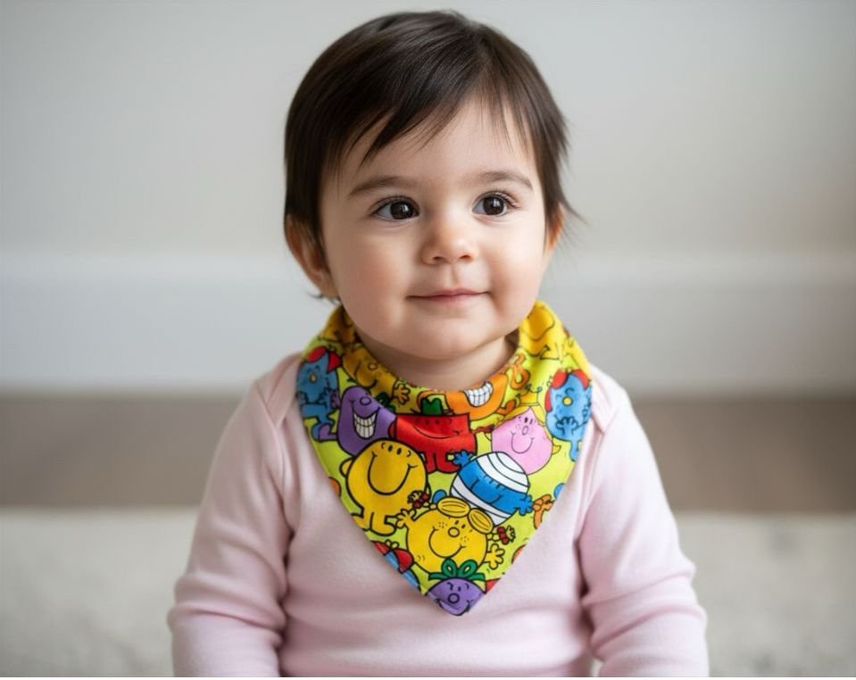 Happy Storybook Character Baby Bib - 3-6 months