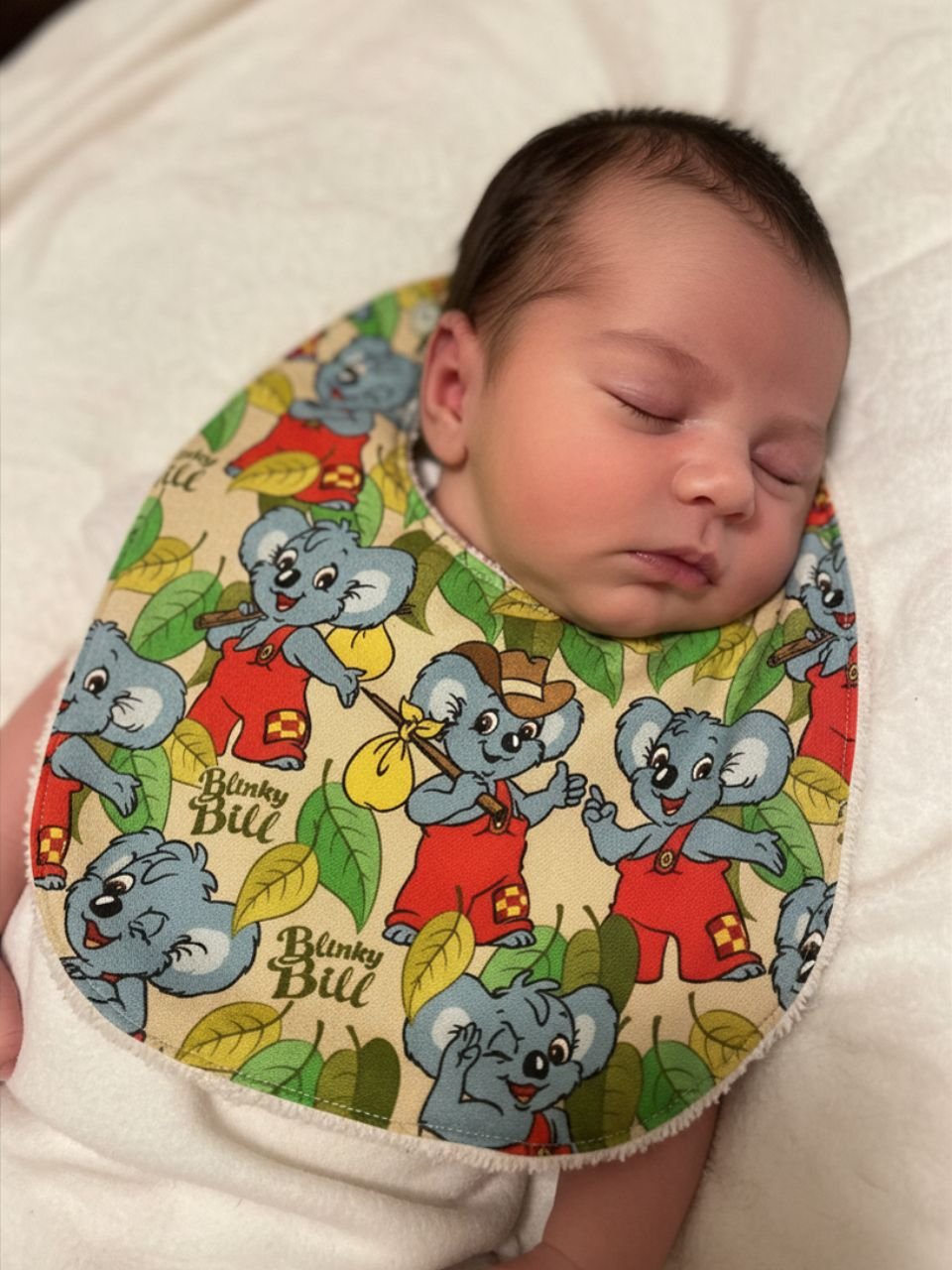 Storybook Koala Baby Bib - 0-3 months