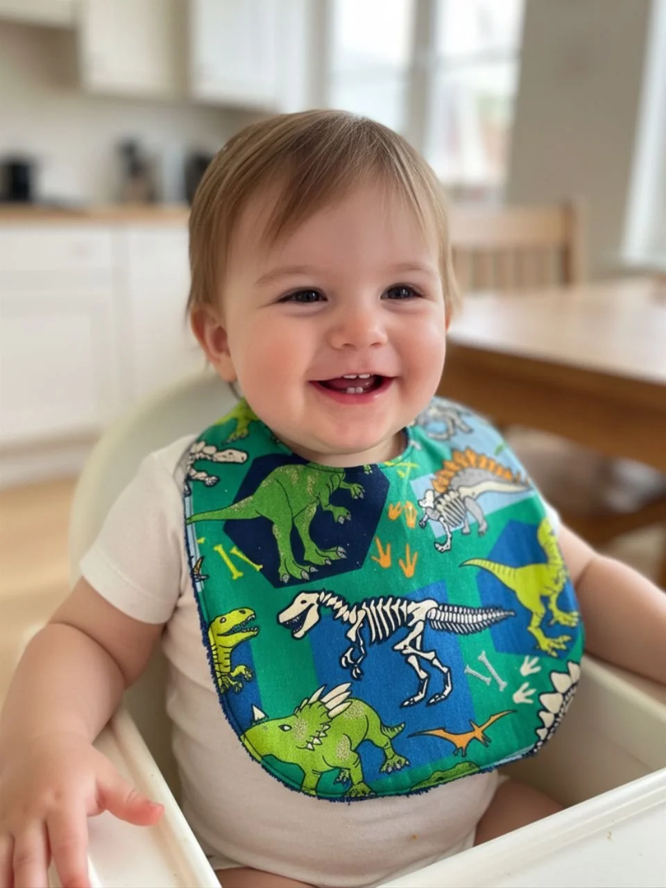 Dinosaur Explorer Baby Bib - 6-12 months