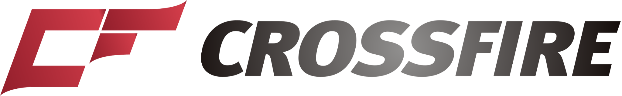Crossfire logo with red and black design elements.